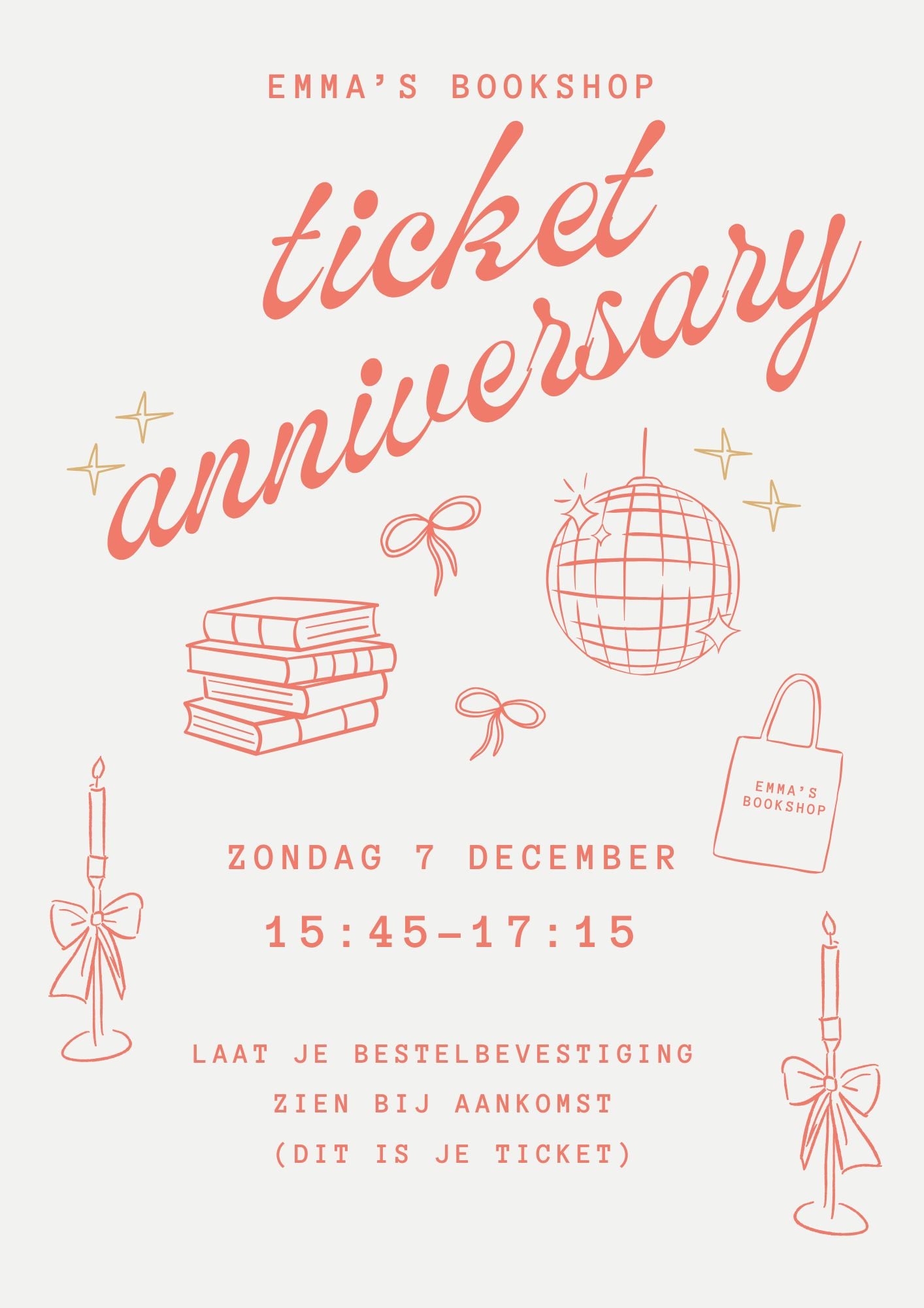 Ticket 1 jaar event (15:45-17:15)