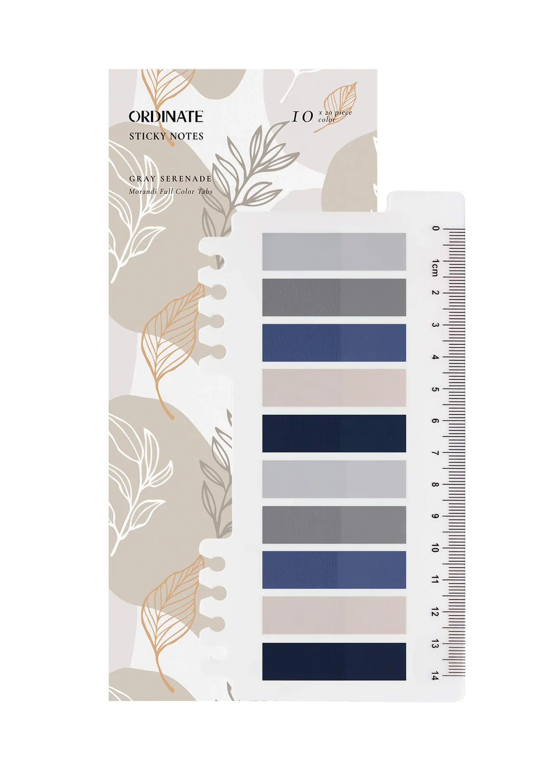 Sticky booktabs gray serenade