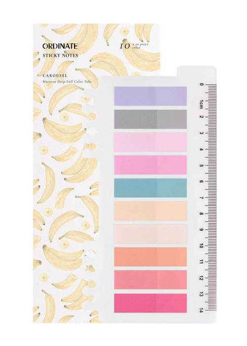Sticky booktabs carousel