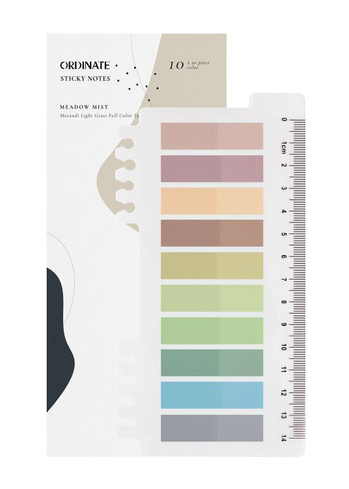 Sticky booktabs meadow mist