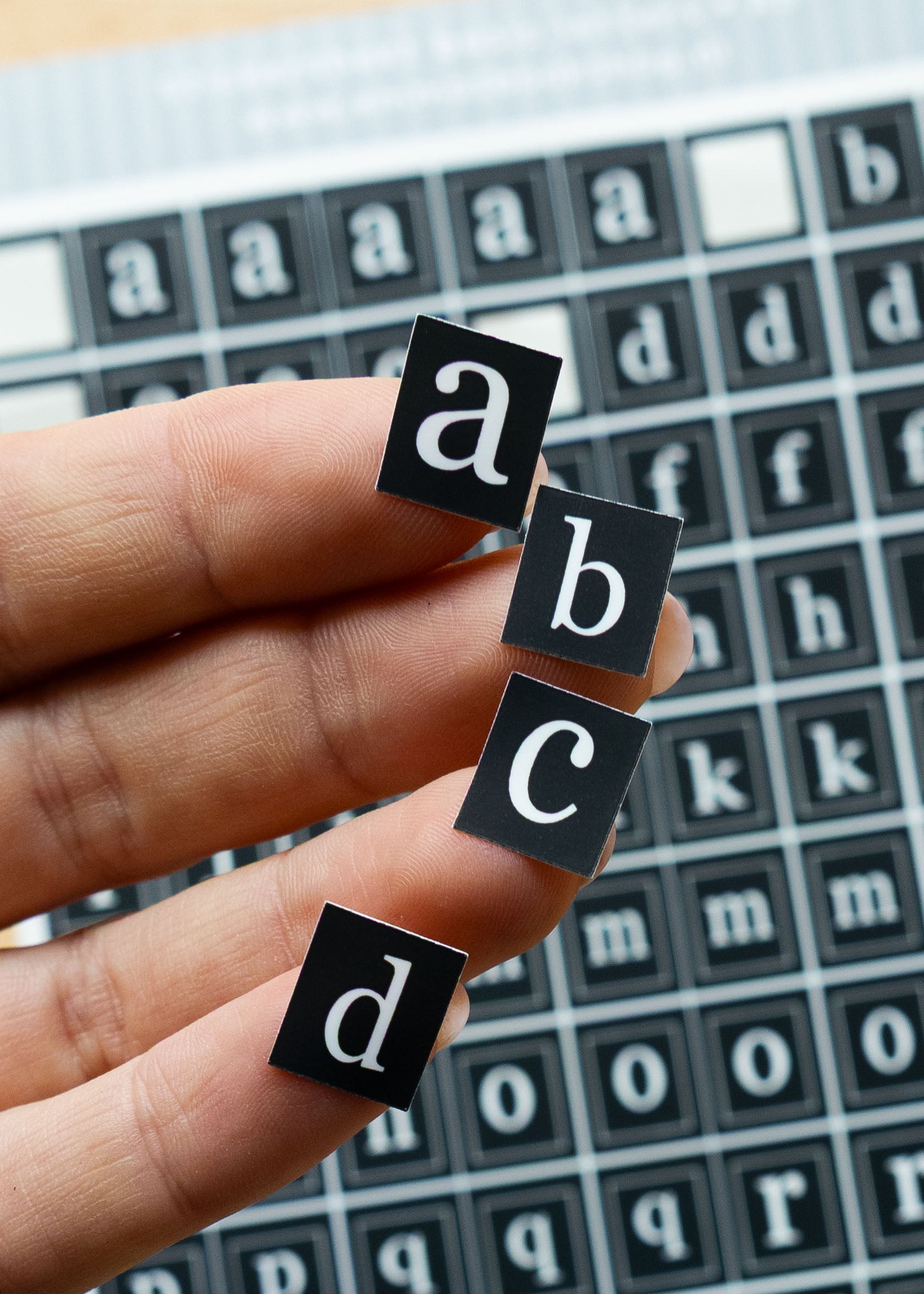 Stickers 'basic letters'