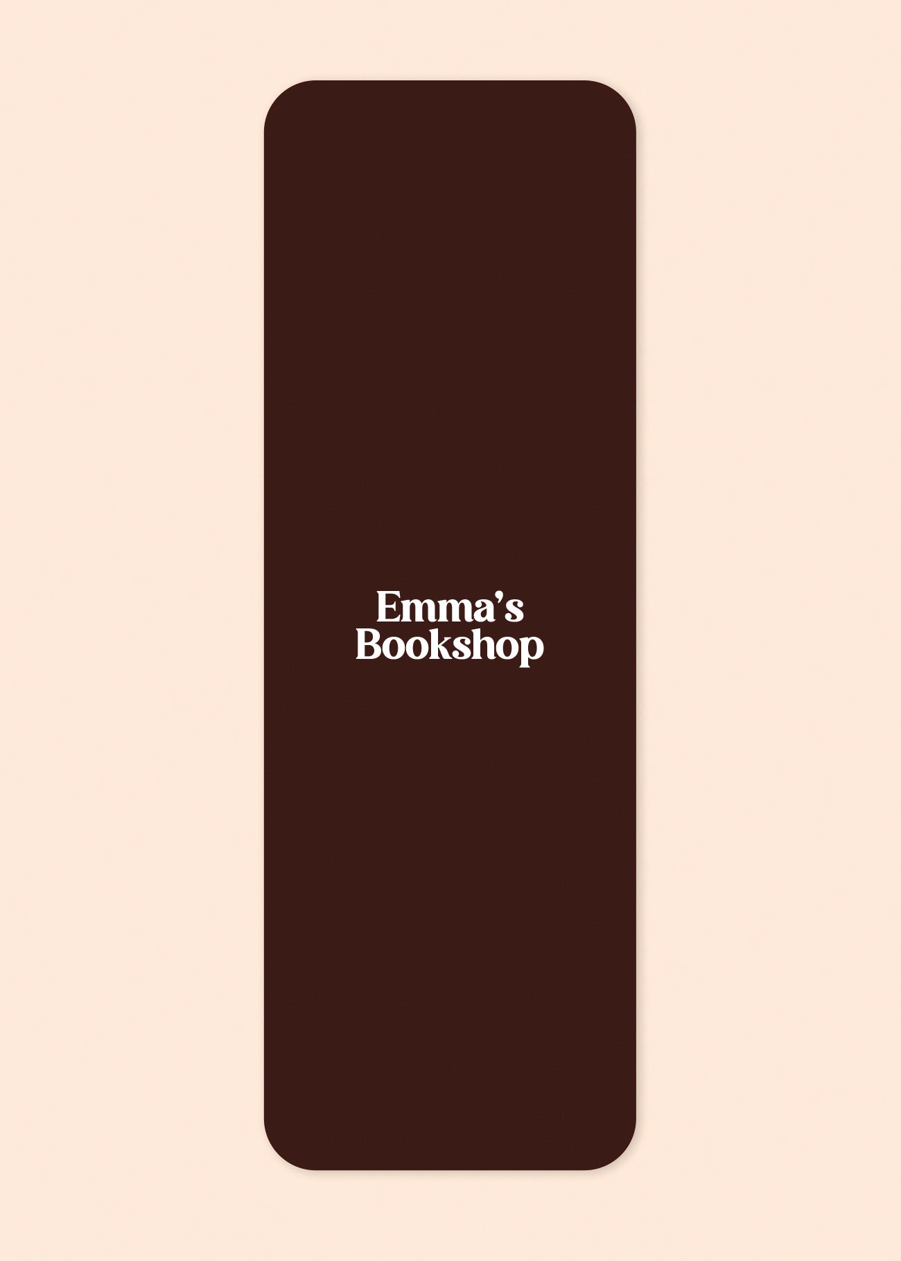 Boekenlegger 'reader' brown