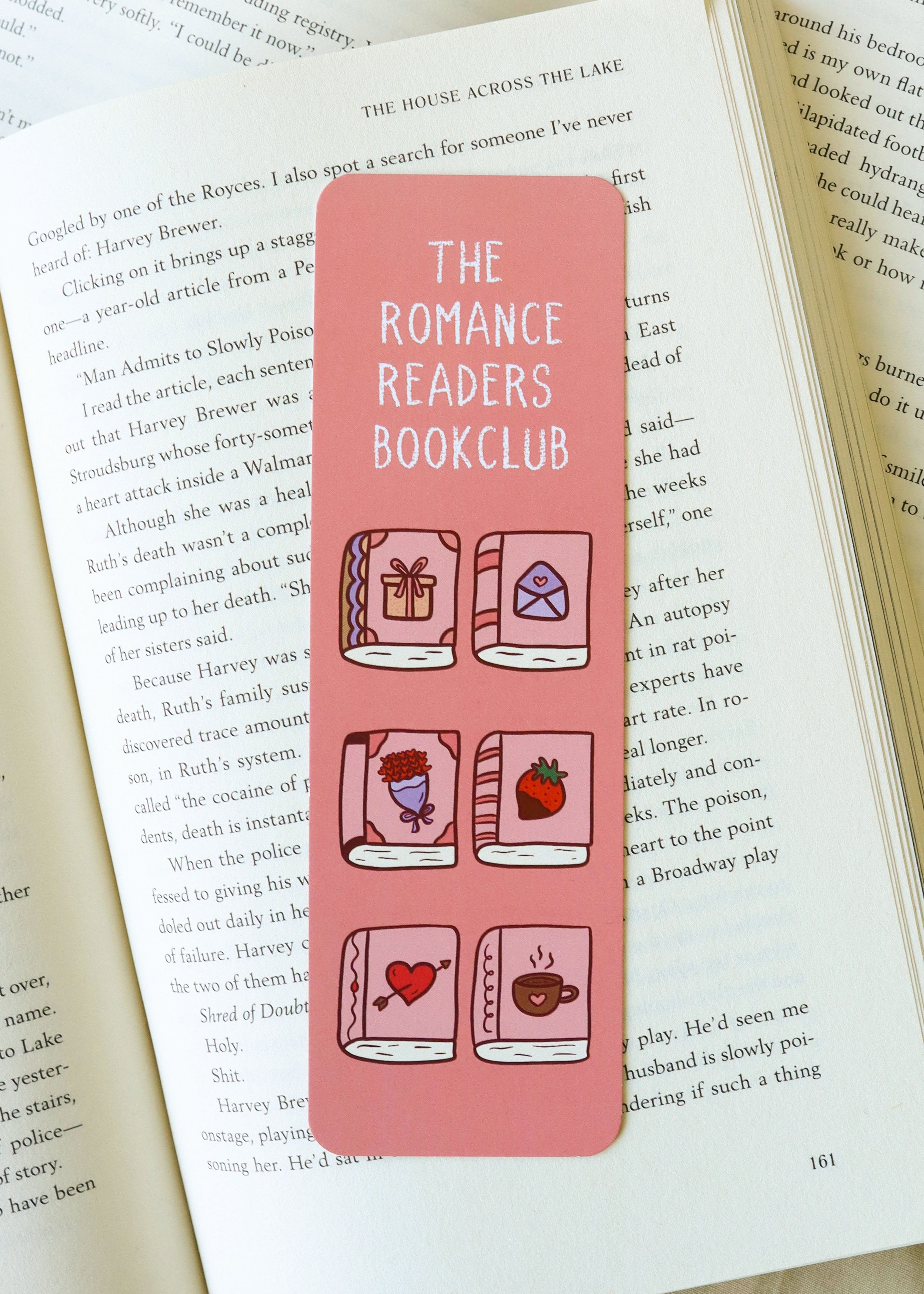 Boekenlegger 'romance bookclub'