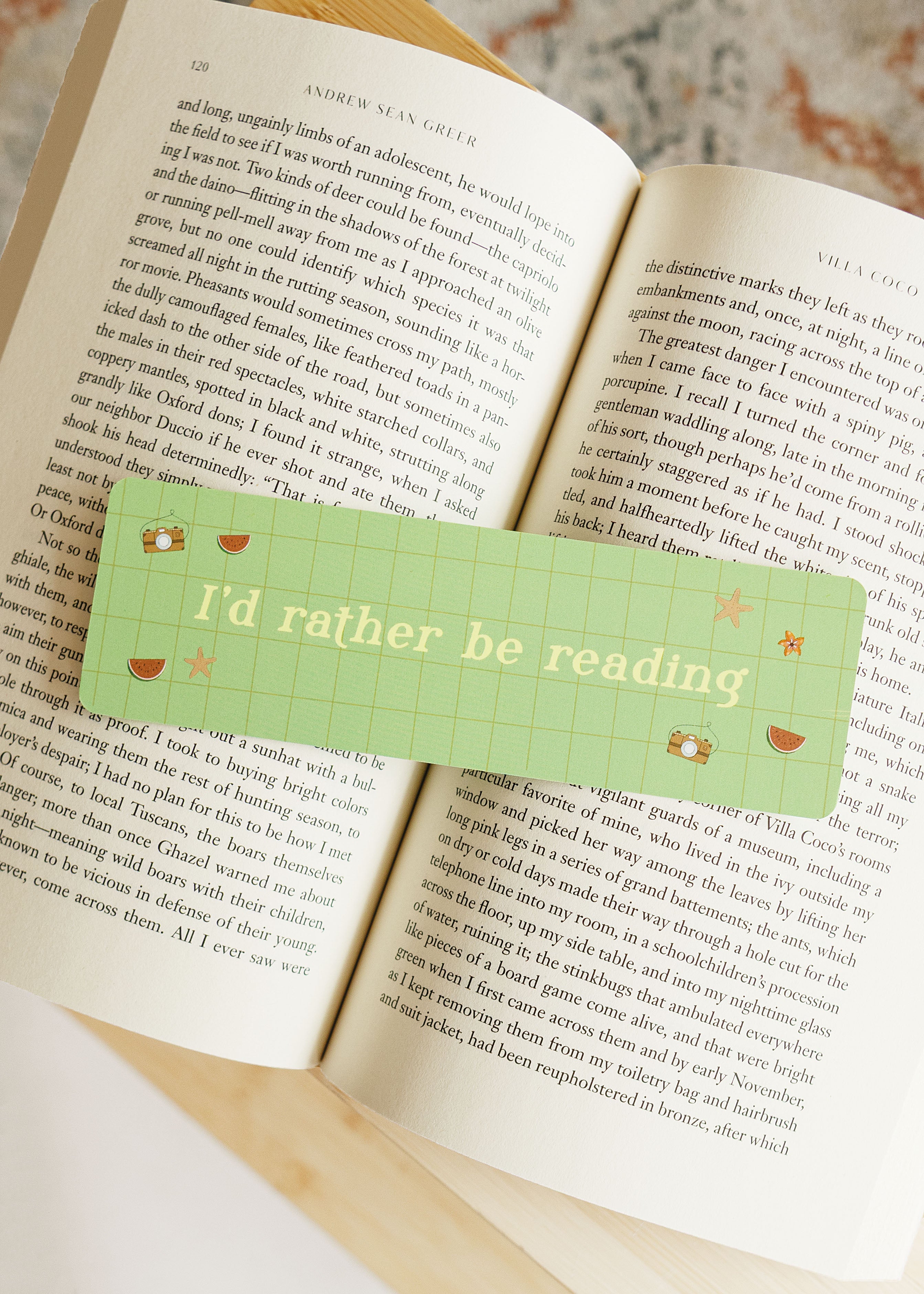 Boekenlegger 'I'd rather be reading'