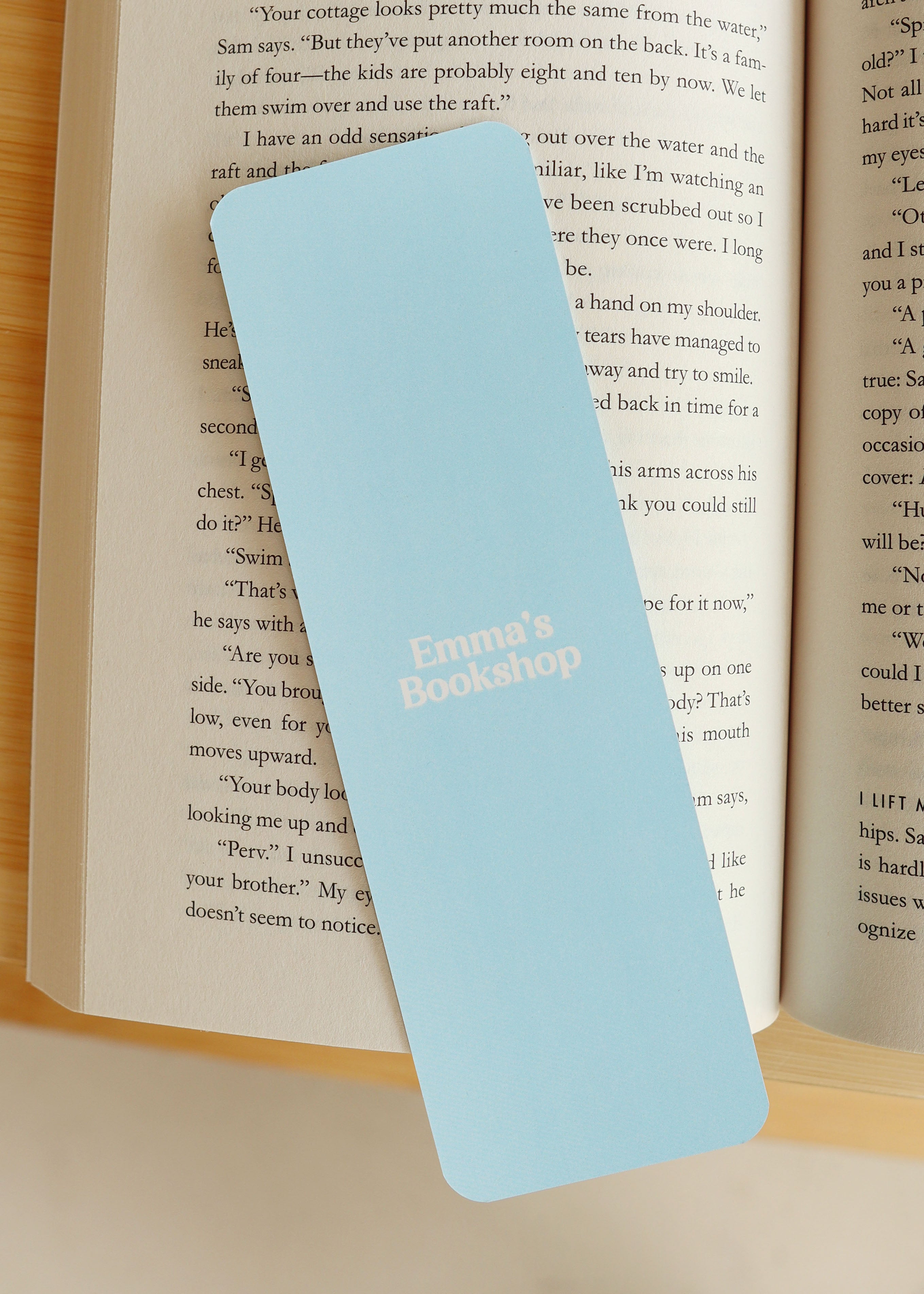 Boekenlegger 'sunny days' blue