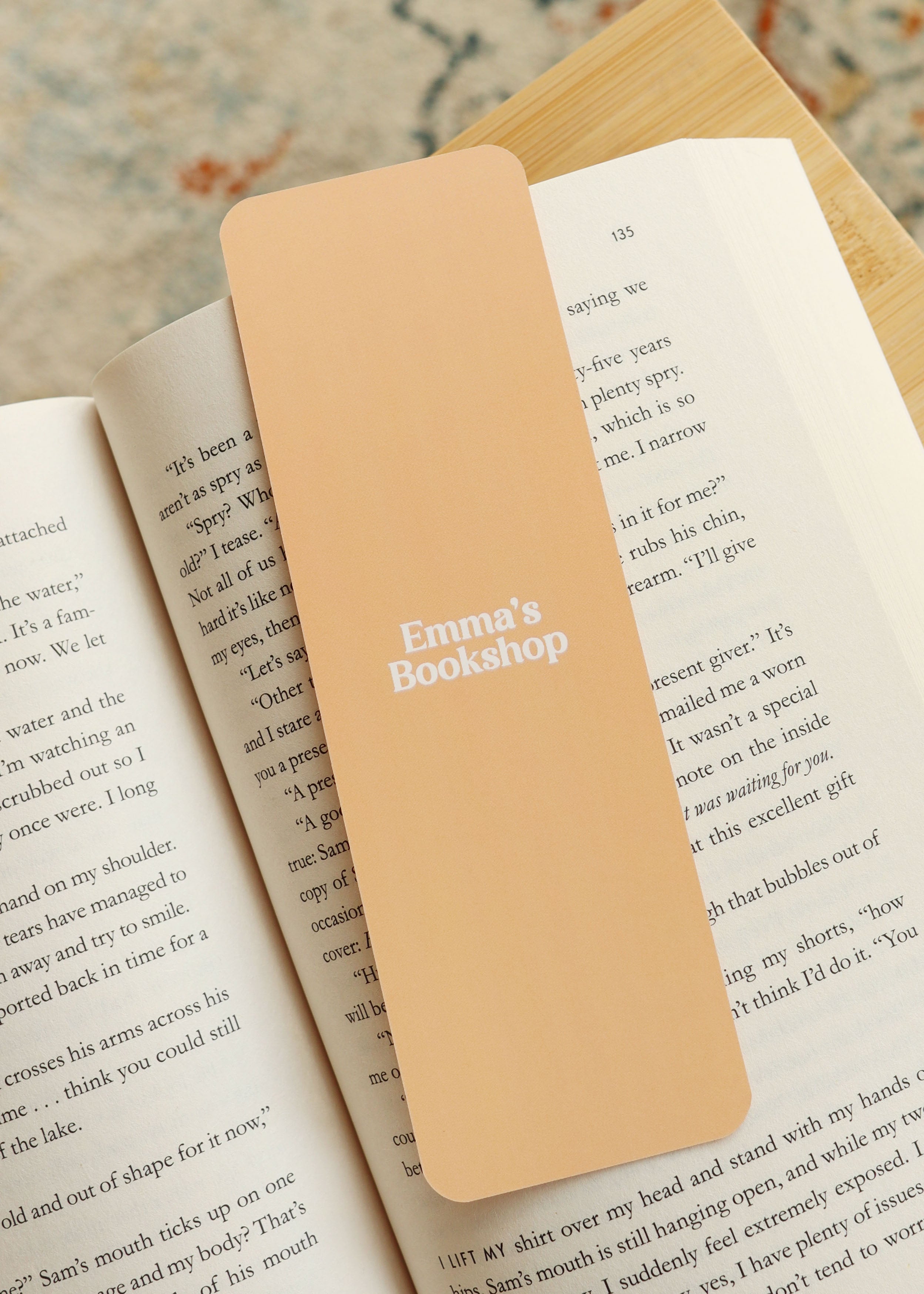 Boekenlegger 'sunny days' orange