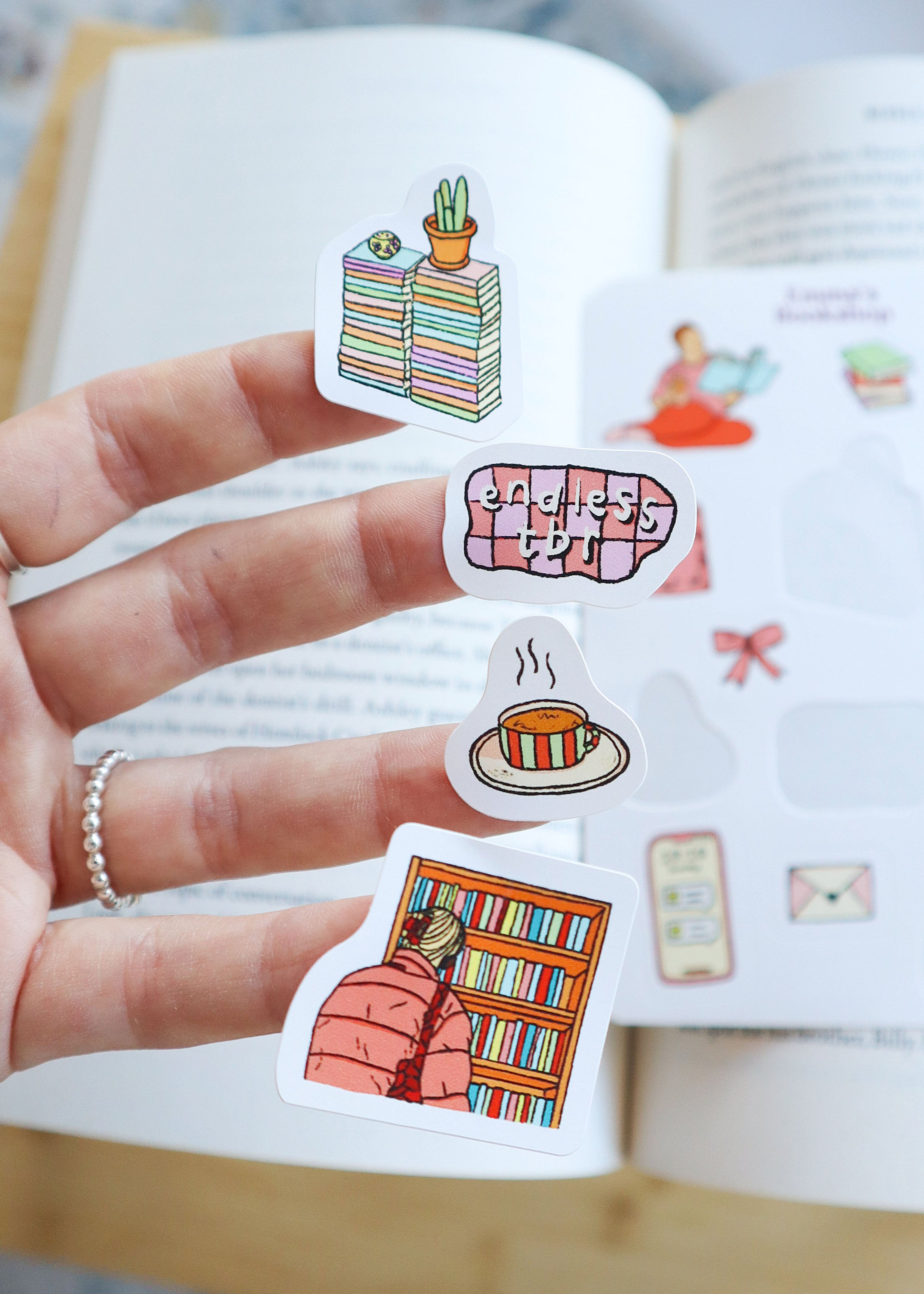 Stickers 'booklover'