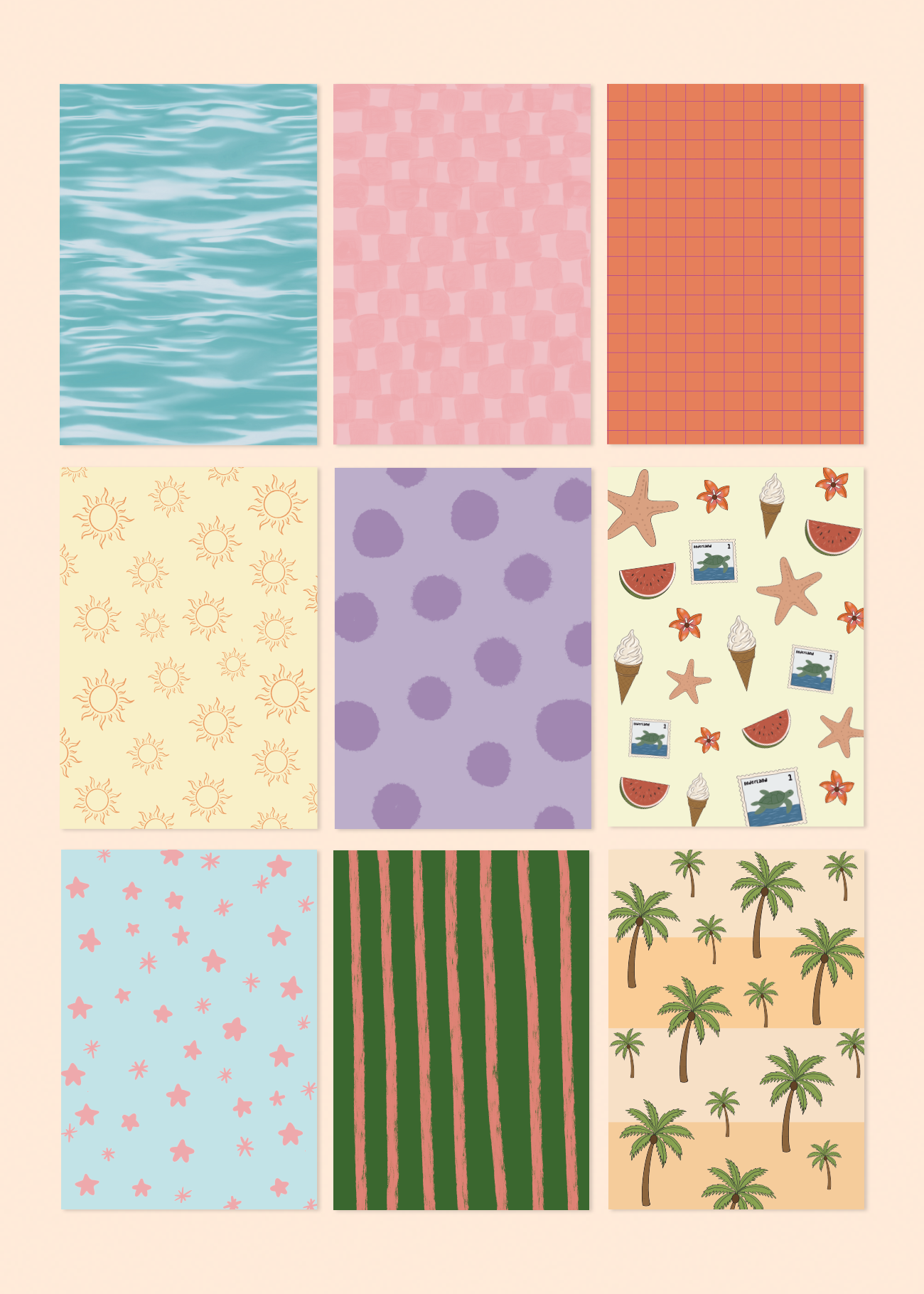 Journal paper pack • summer season