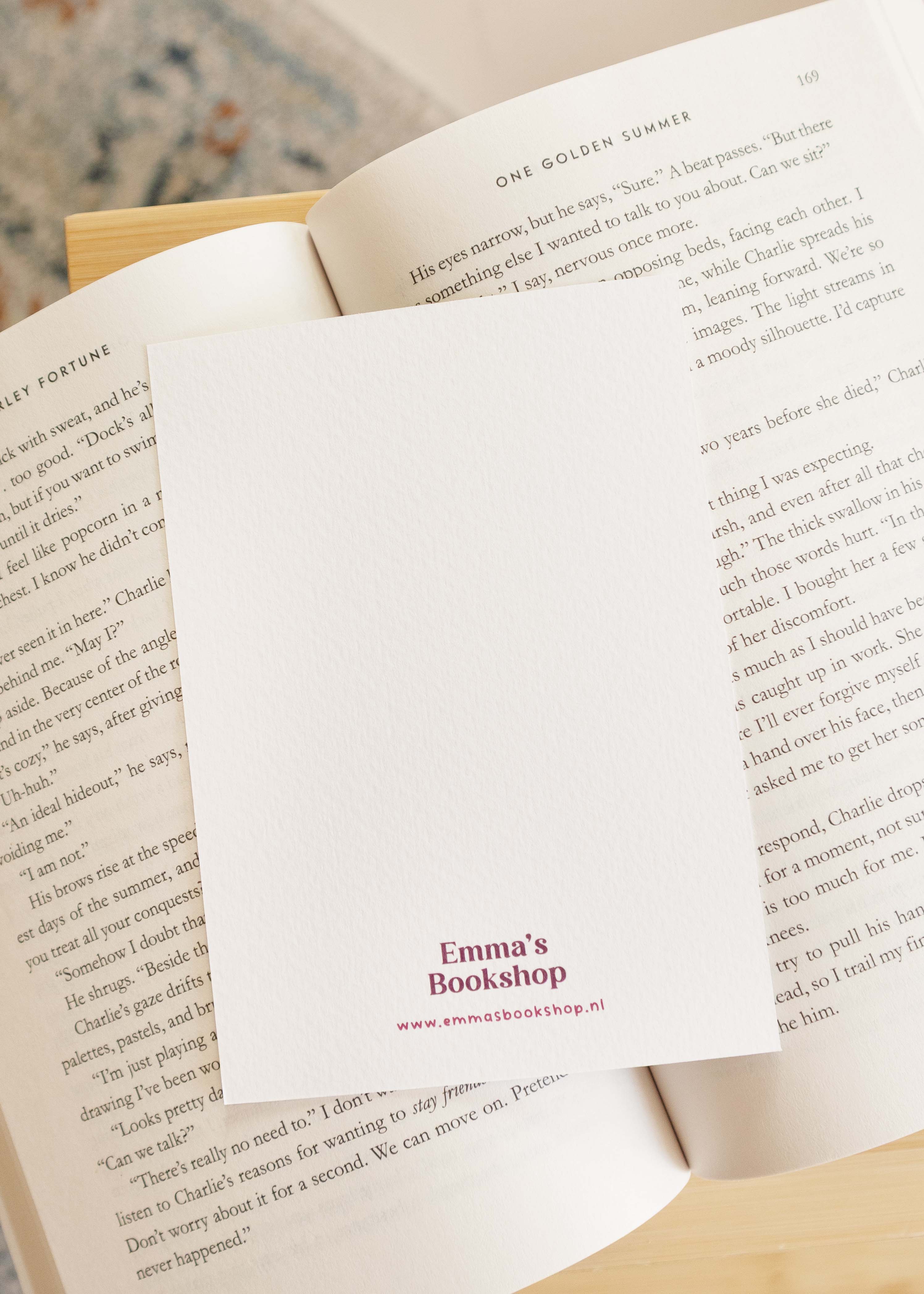 Kaart 'Emma's Bookshop'