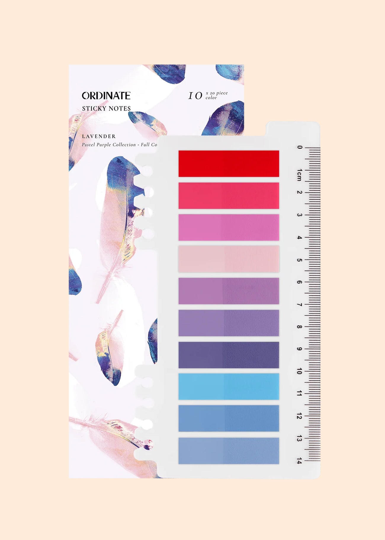 Sticky booktabs lavender
