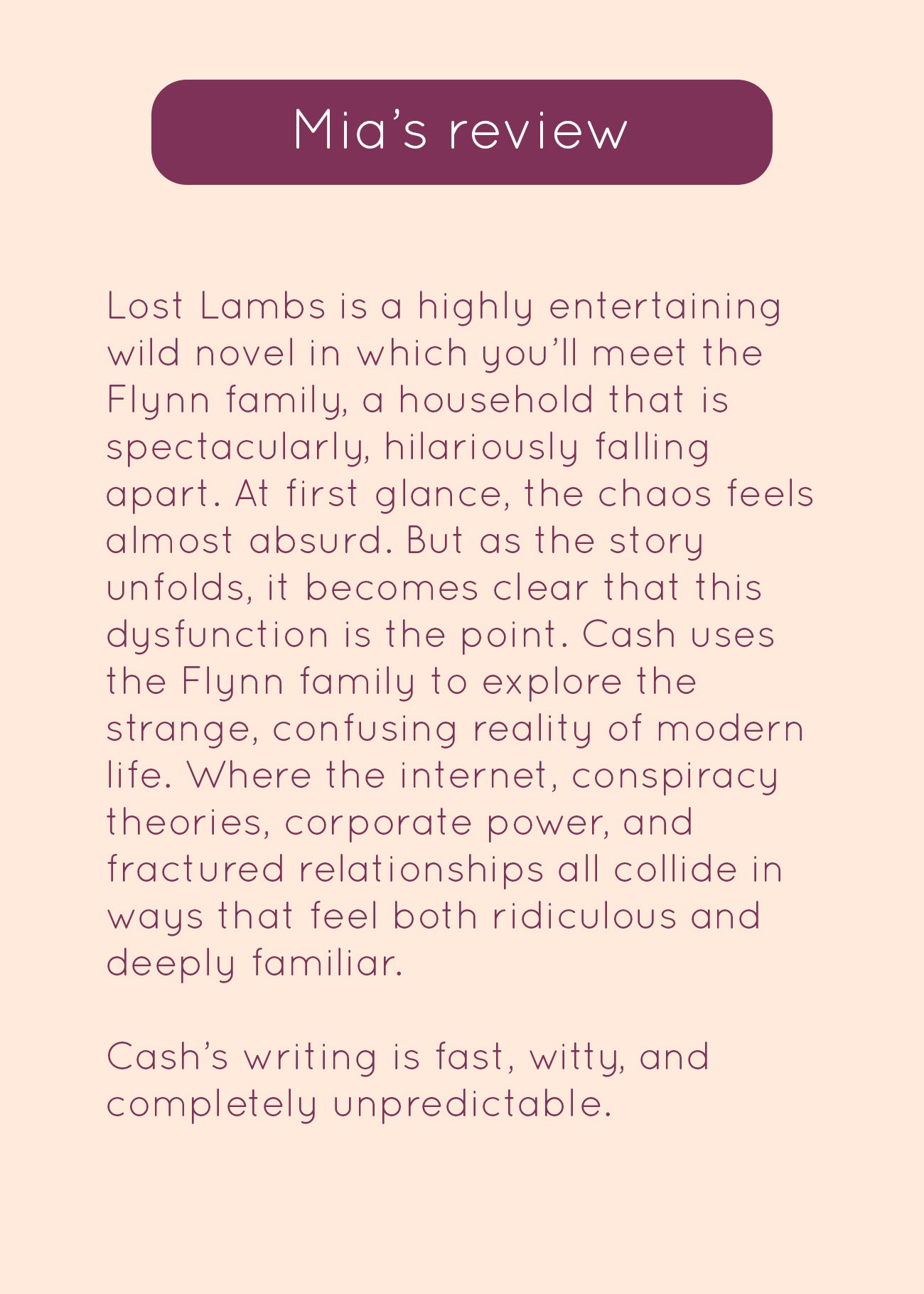 Lost Lambs
