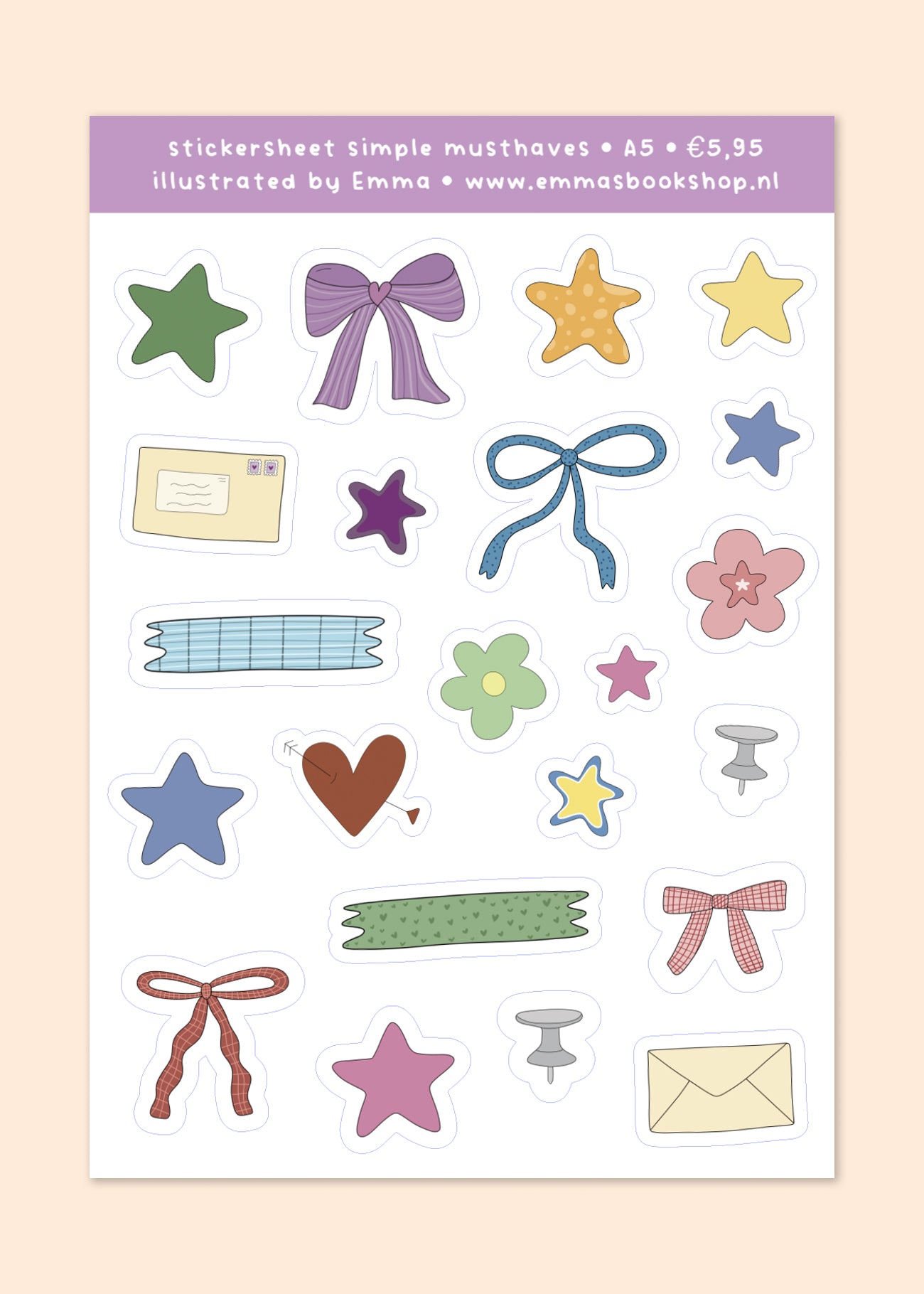 Stickers 'simple musthaves'