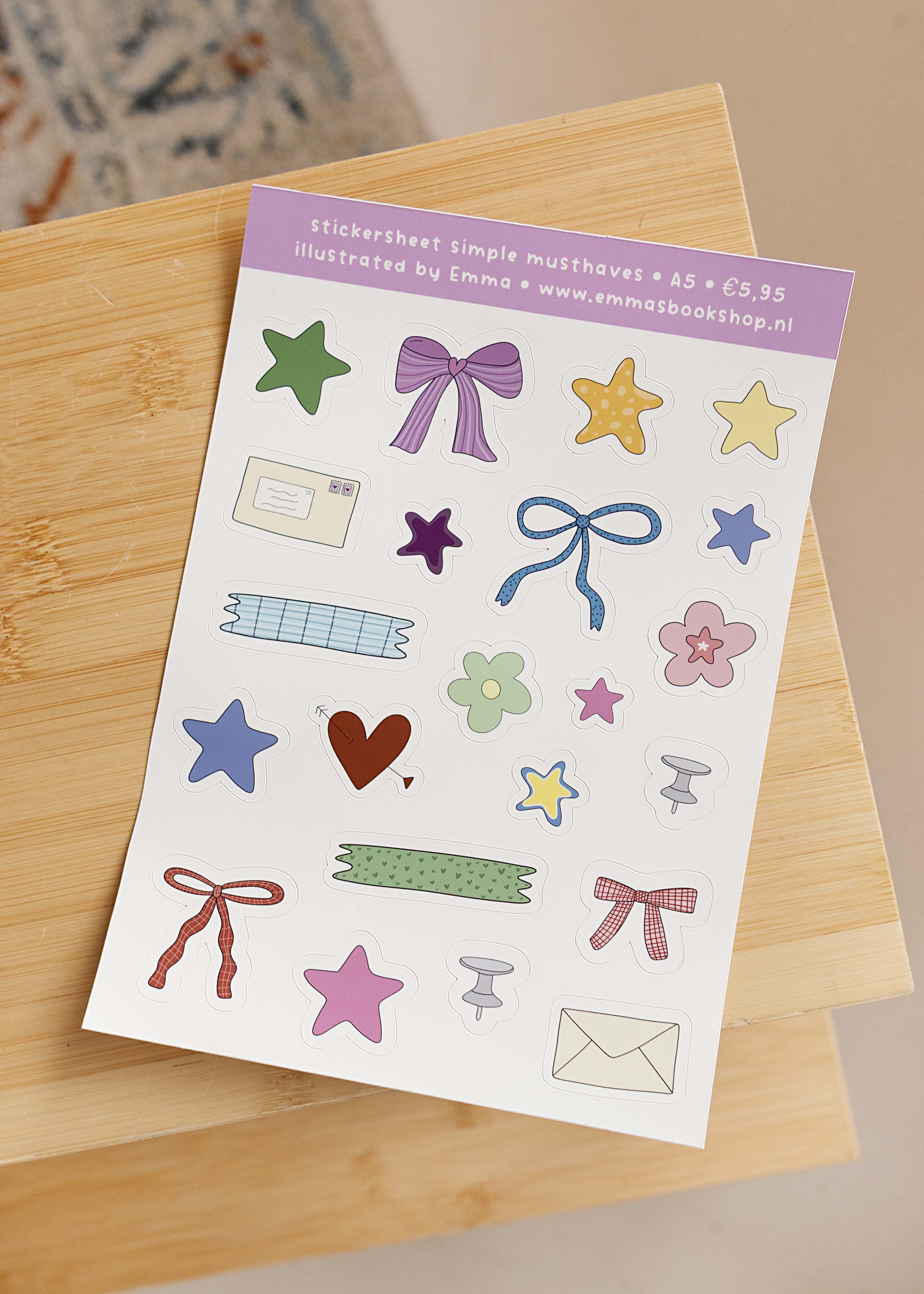 Stickers 'simple musthaves'