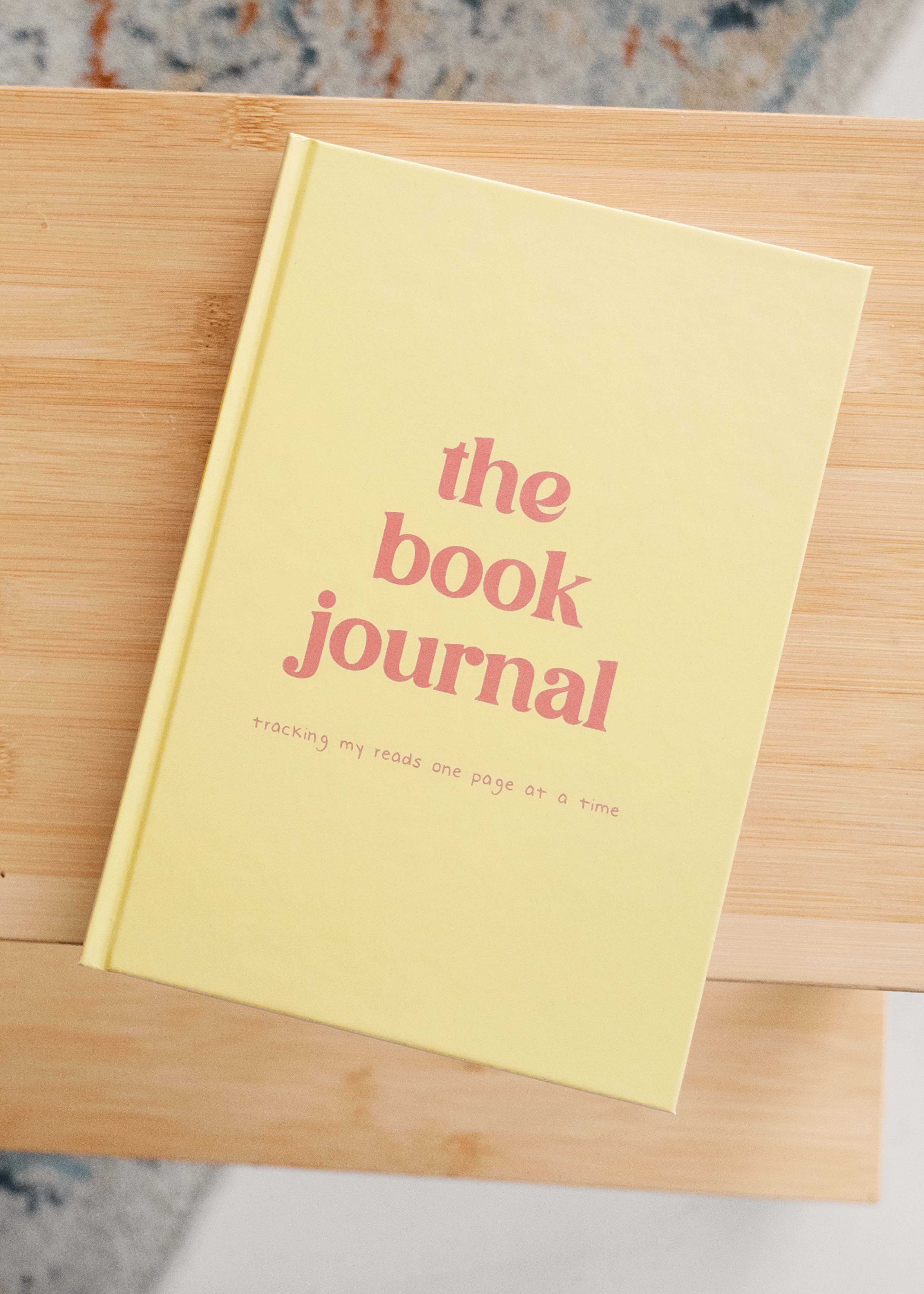 'The Book Journal' invulboekje soft yellow