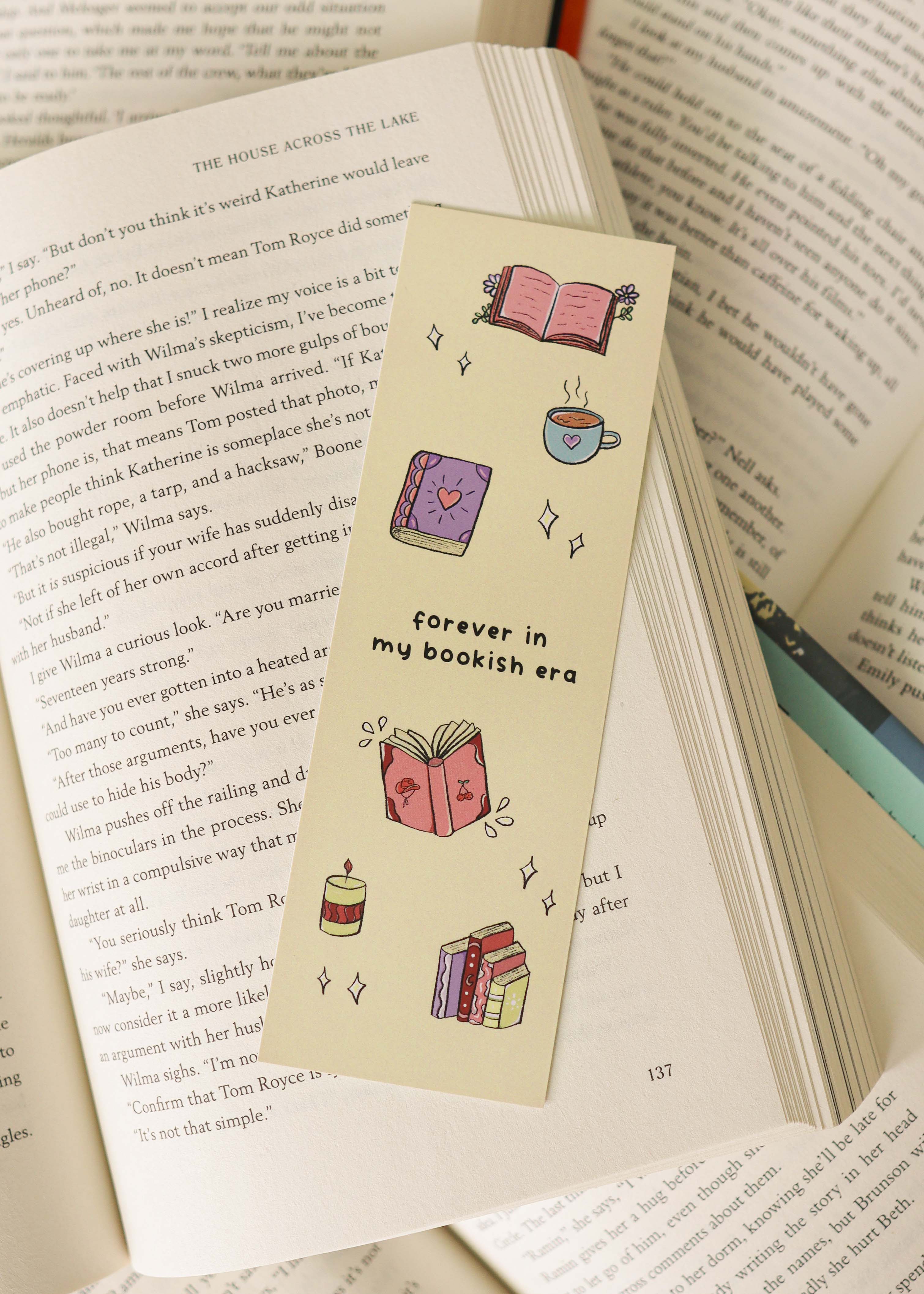 Boekenlegger 'forever in my bookish era'