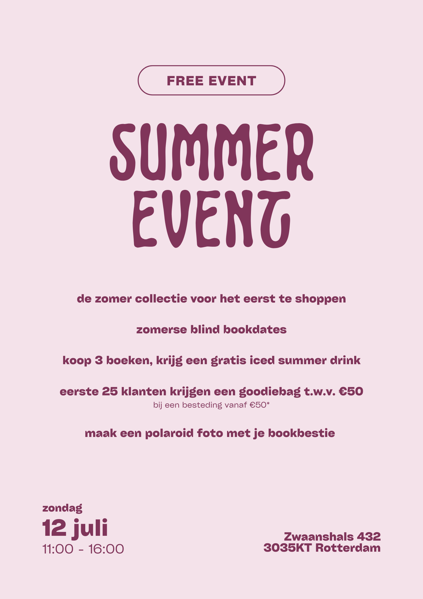 Summer event • juli 2026
