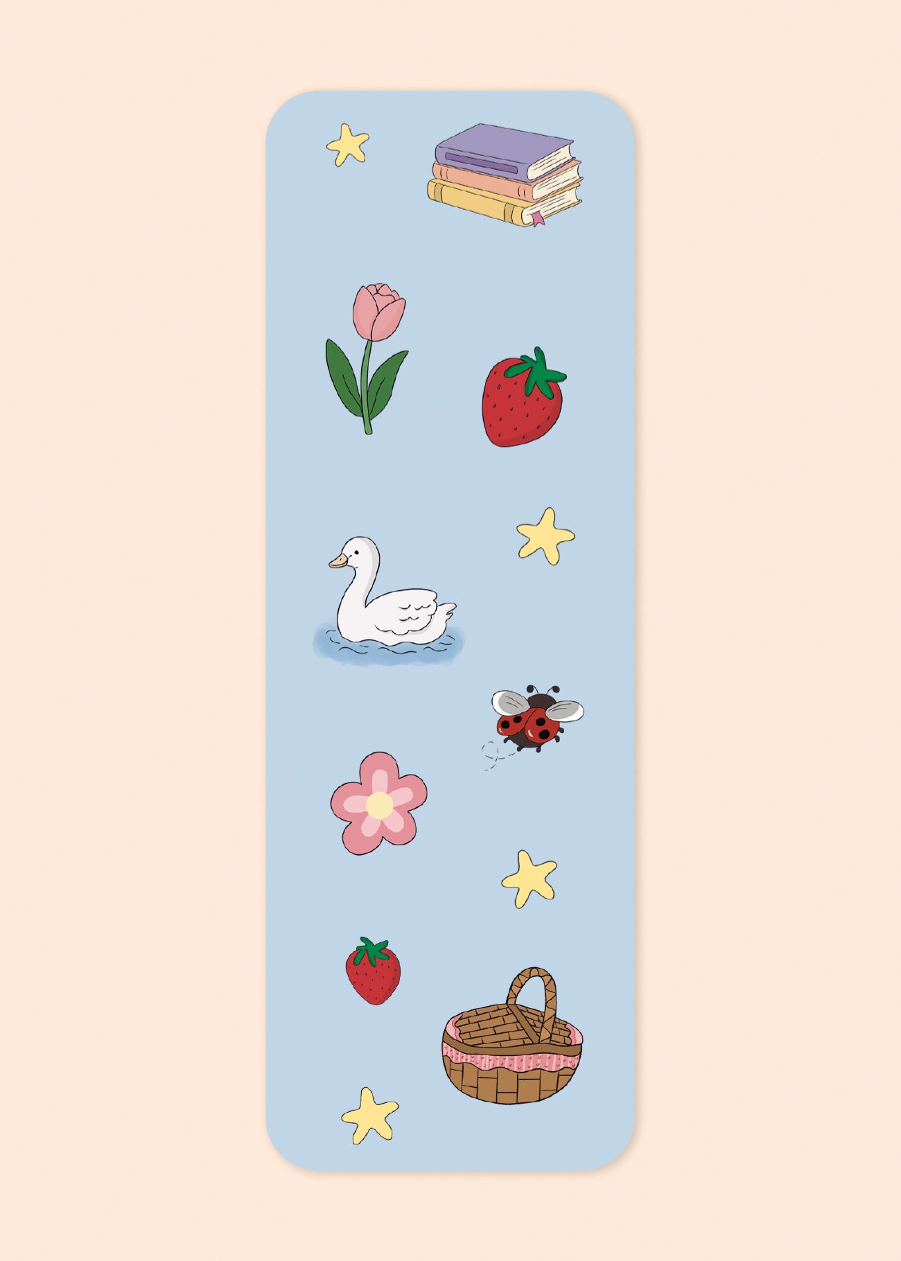 Boekenlegger 'spring'