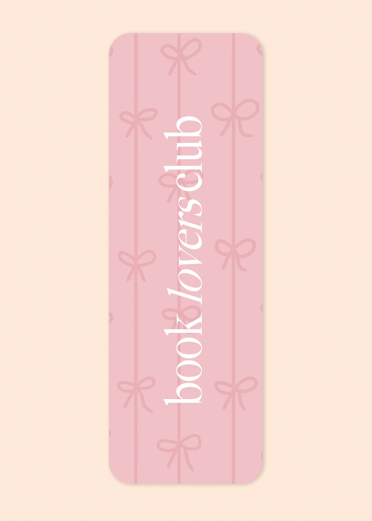 Boekenlegger 'book lovers club' pink