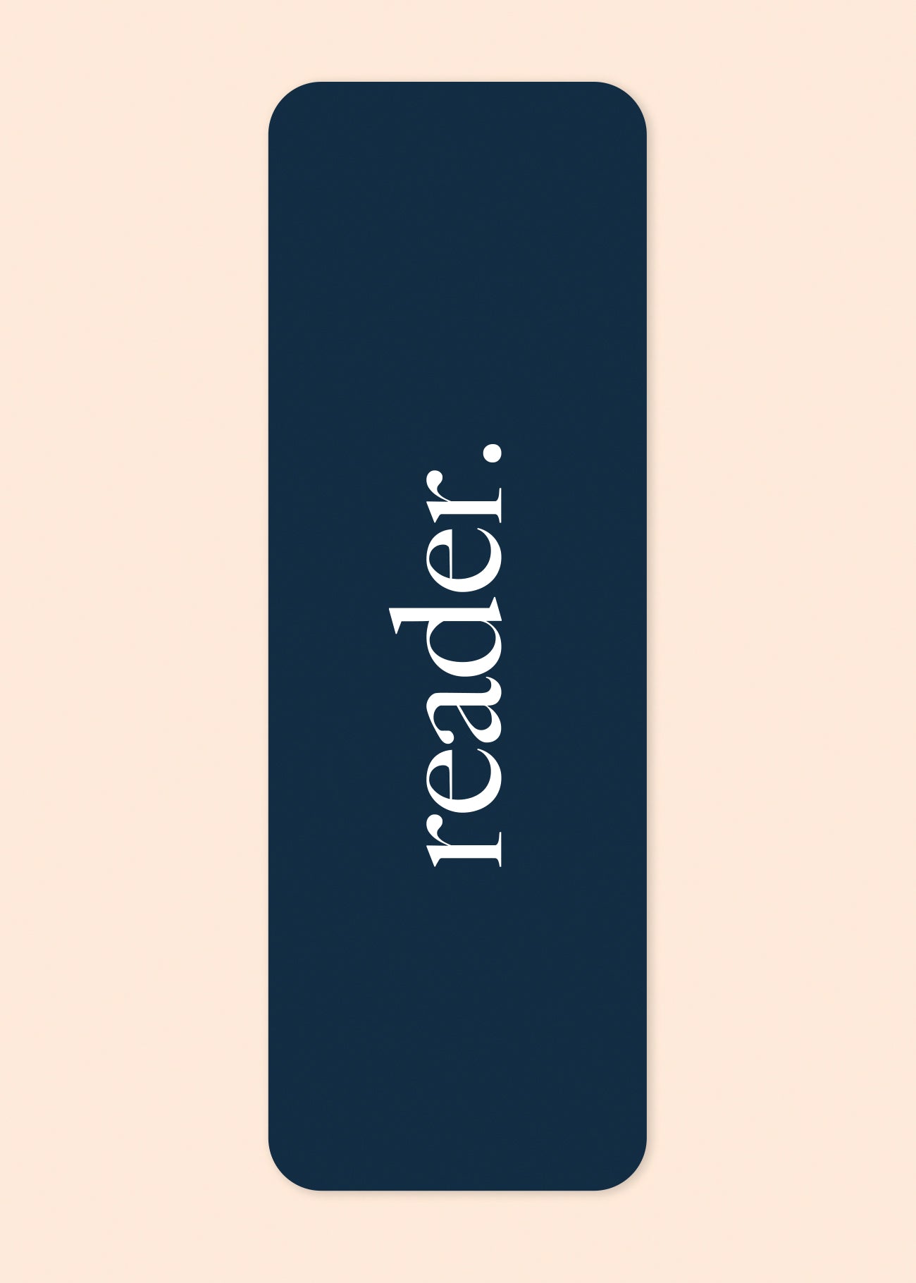 Boekenlegger 'reader' navy