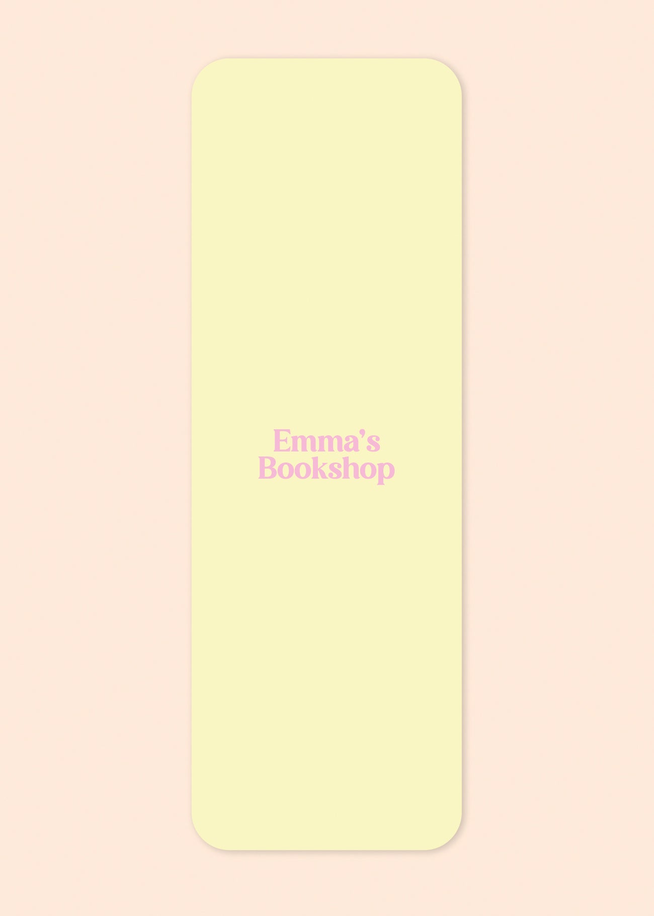 Boekenlegger 'reader' yellow