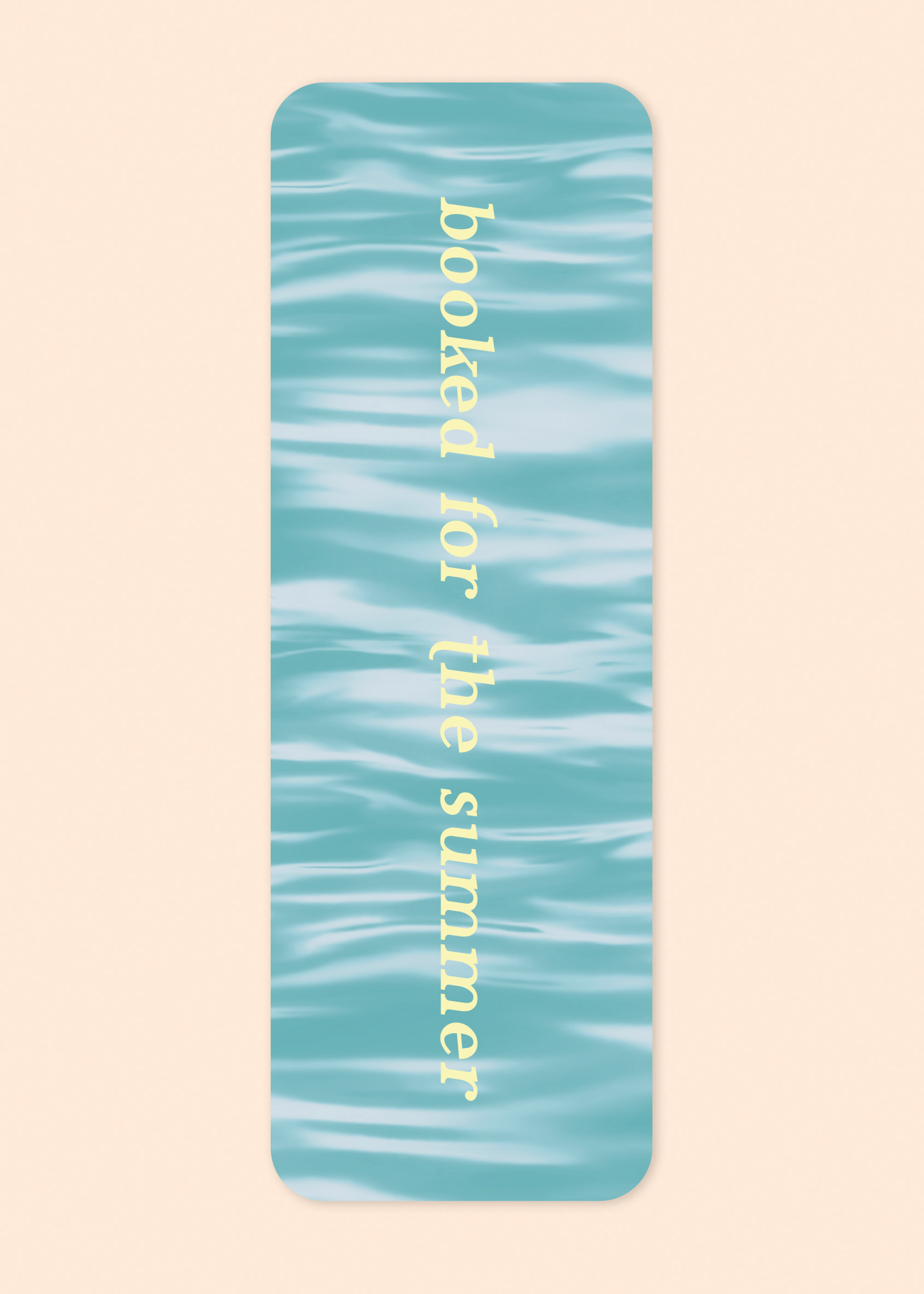 Boekenlegger 'booked for the summer'