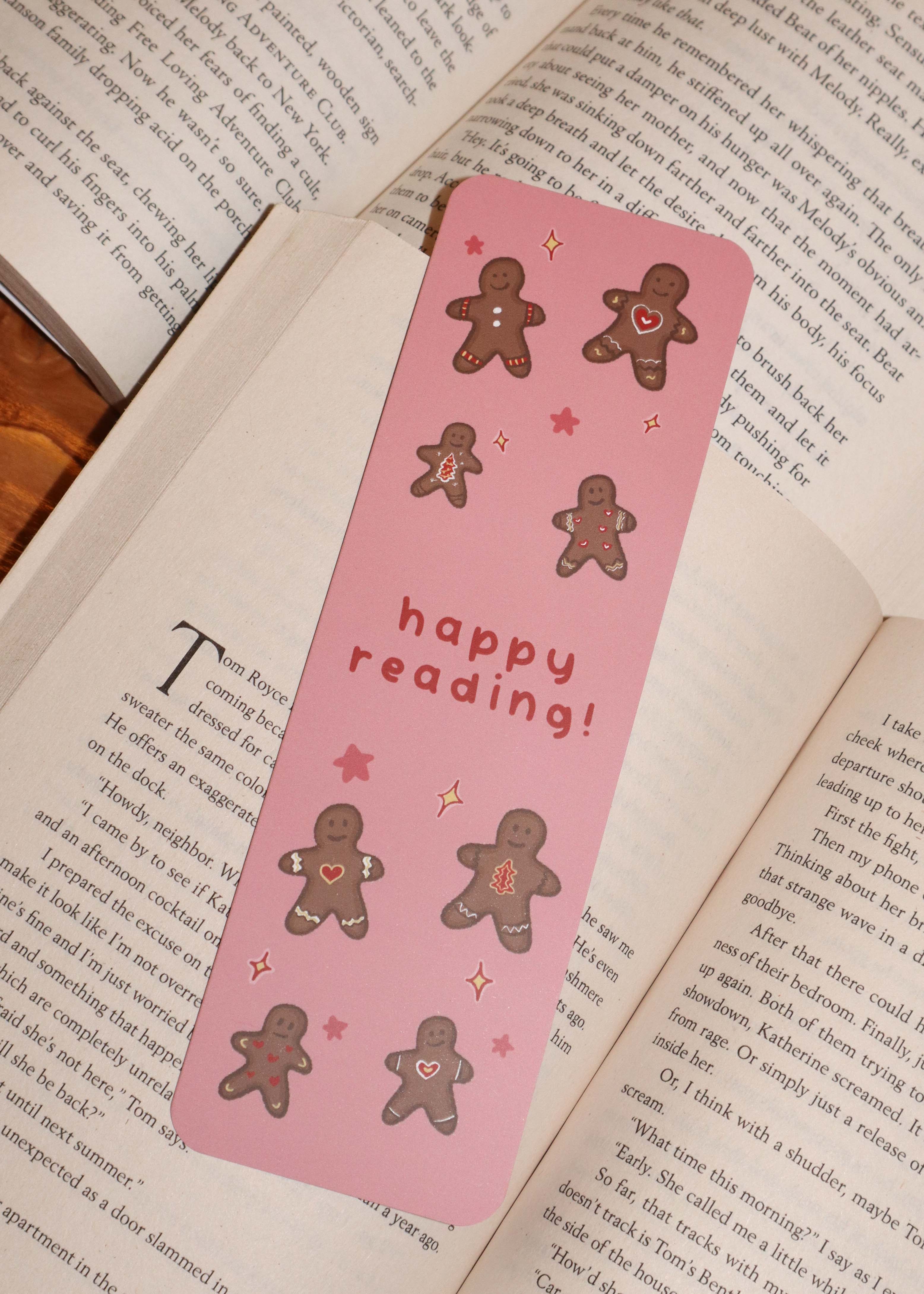 Boekenlegger 'happy reading'