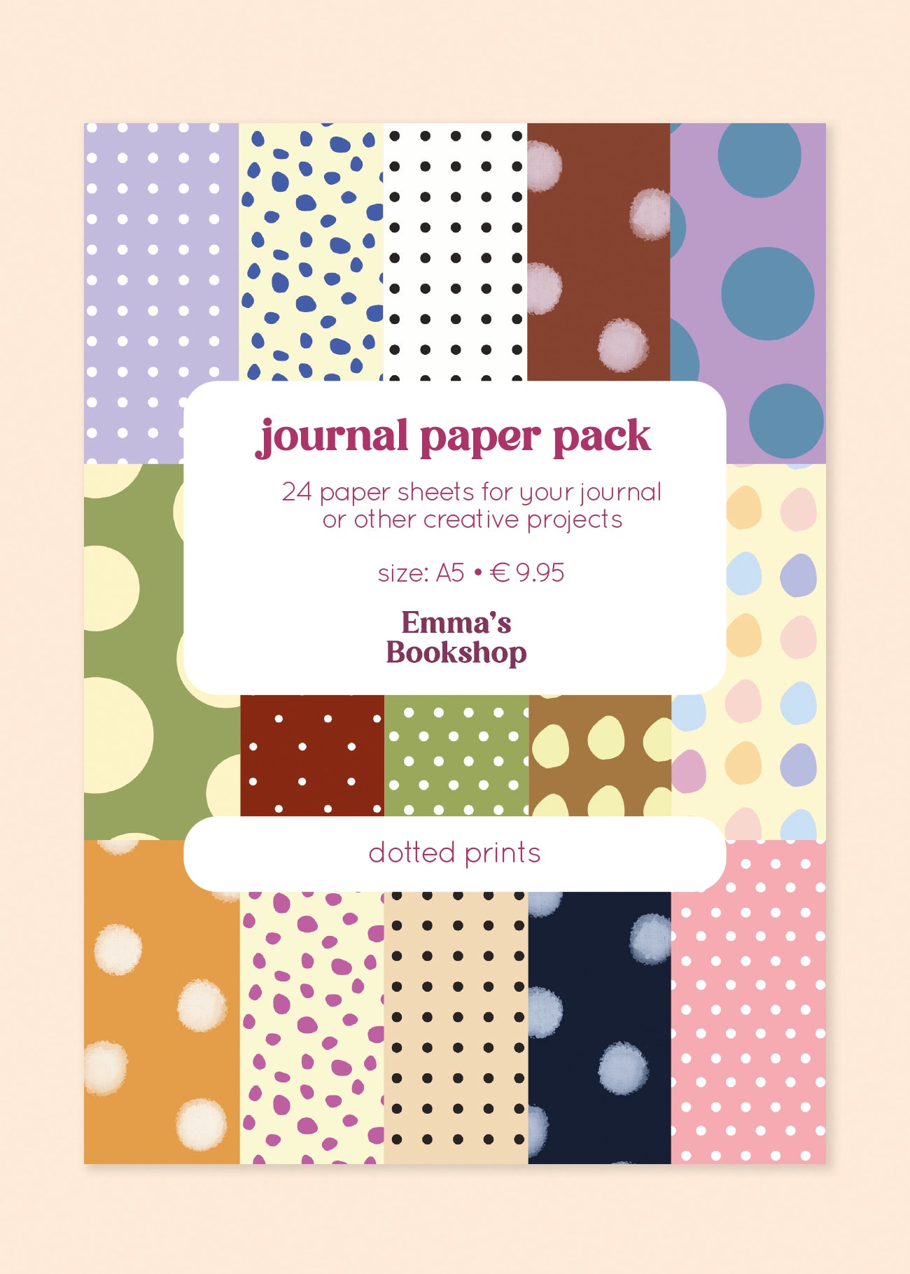 Journal paper pack • dotted
