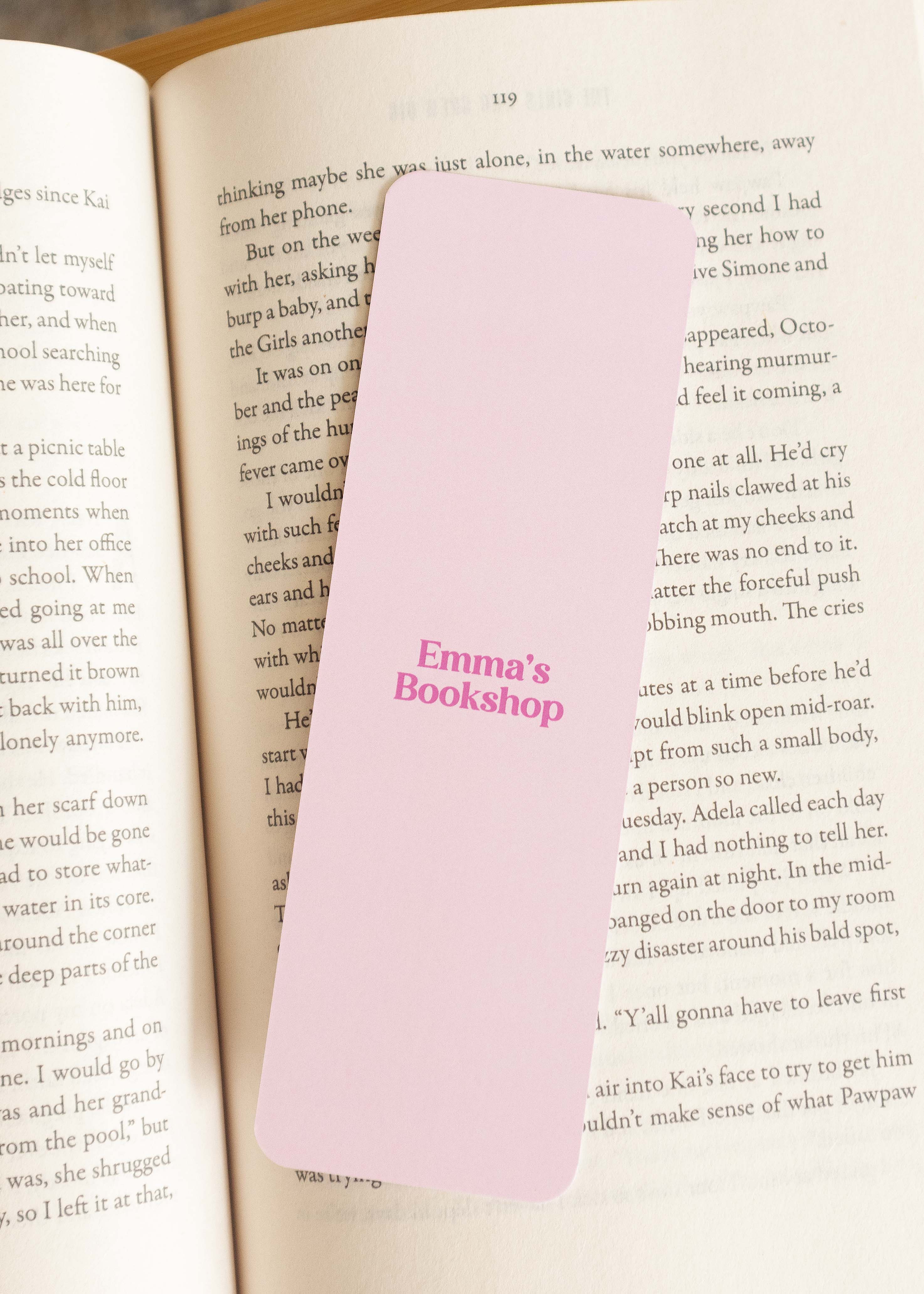 Boekenlegger 'just one more page'