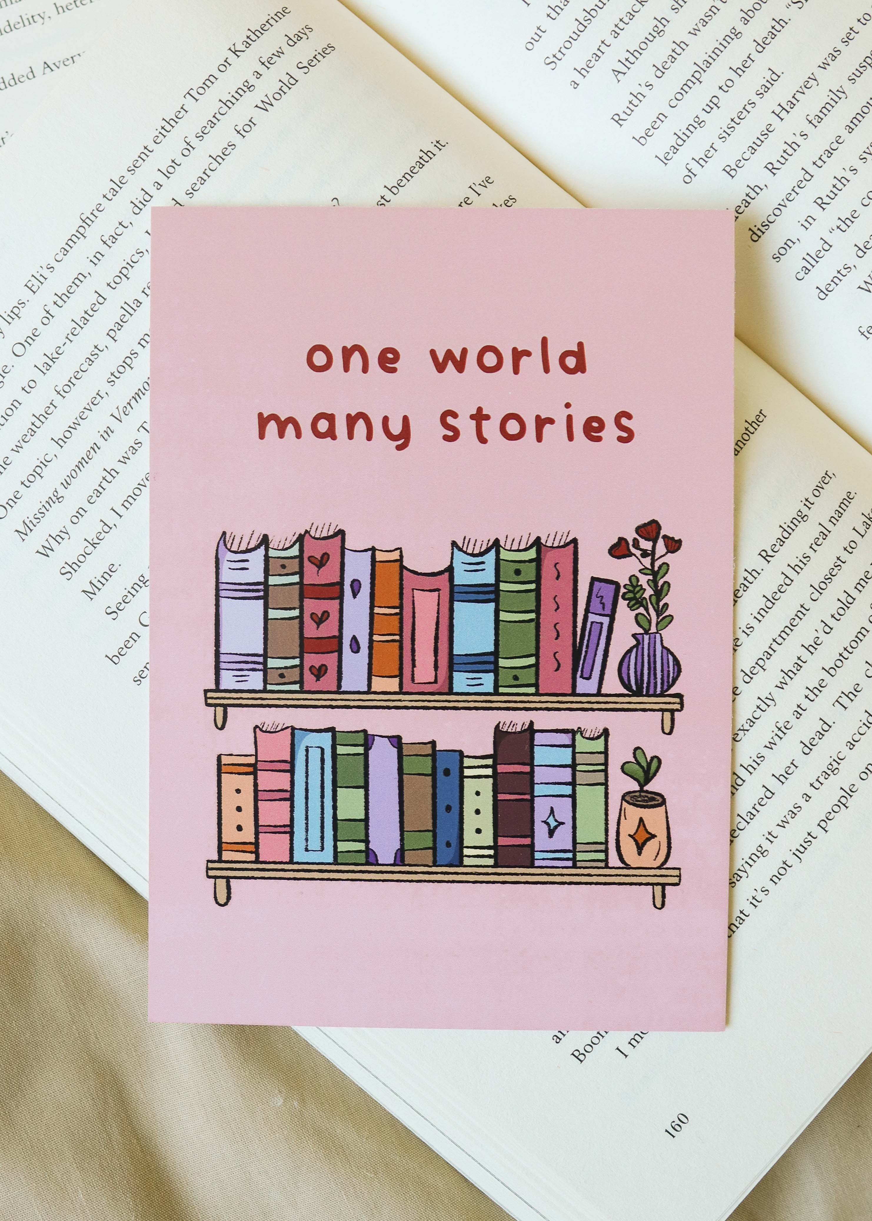 Kaart 'one world many stories'