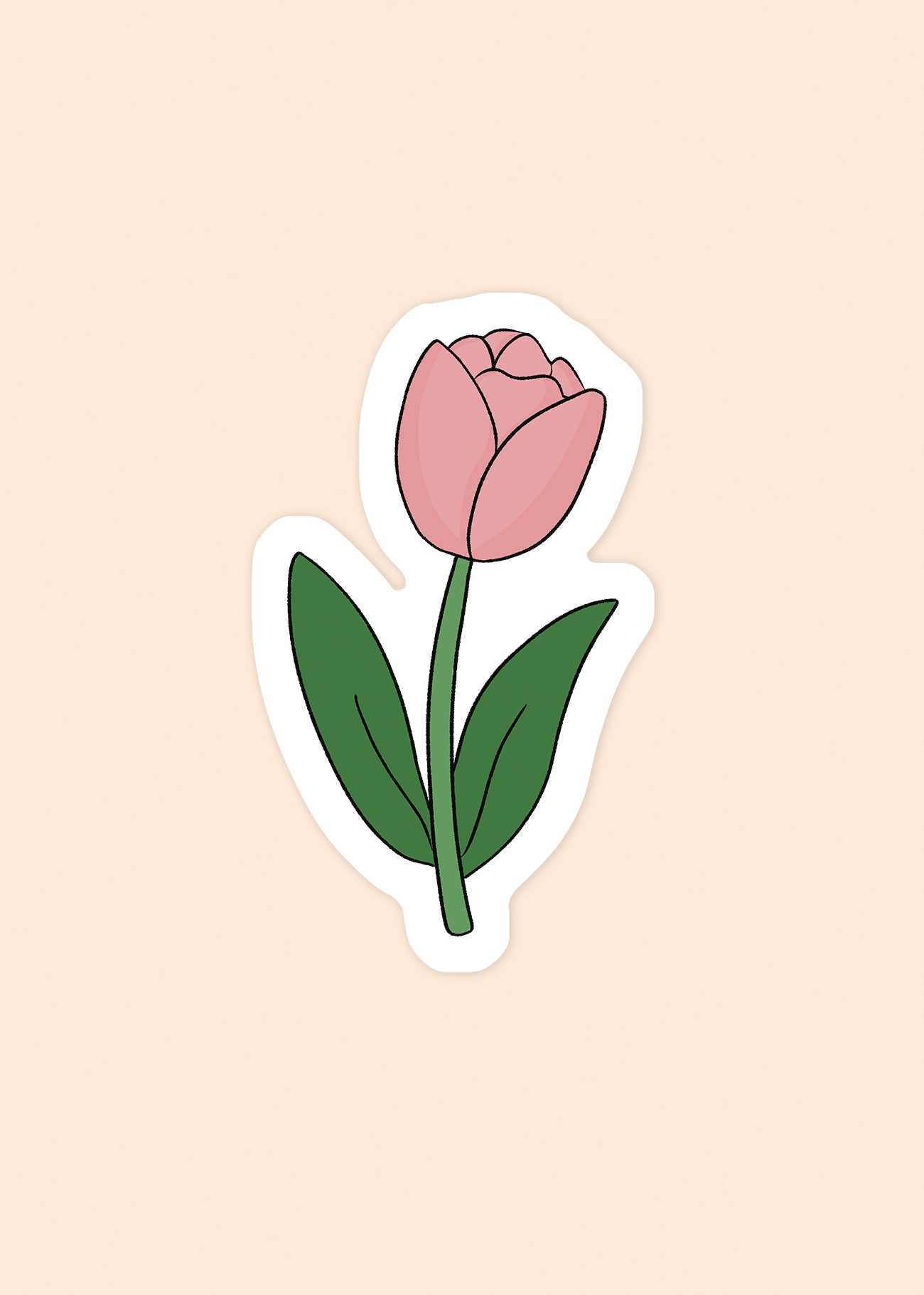 Sticker 'tulip'