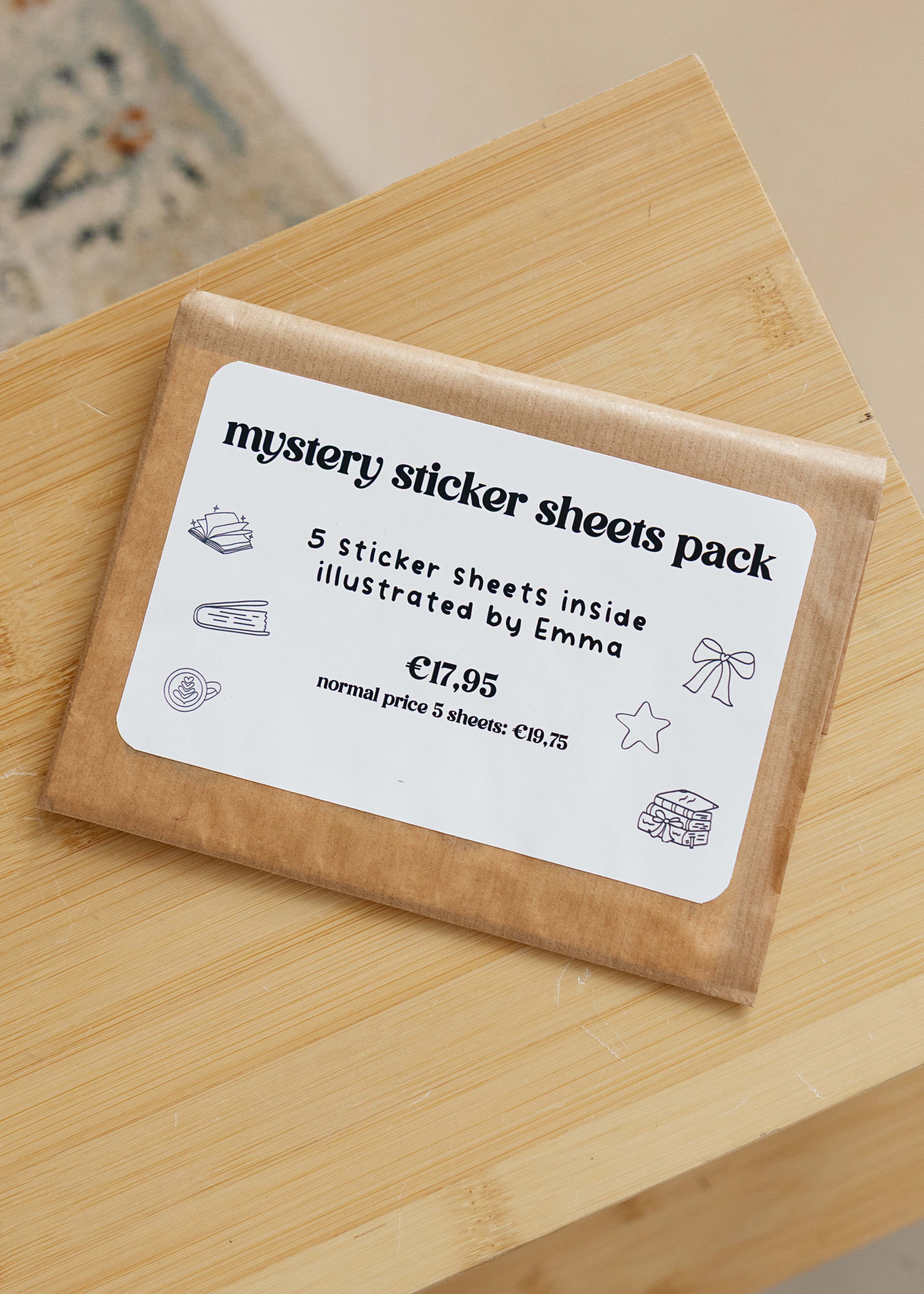 Mystery sticker pack