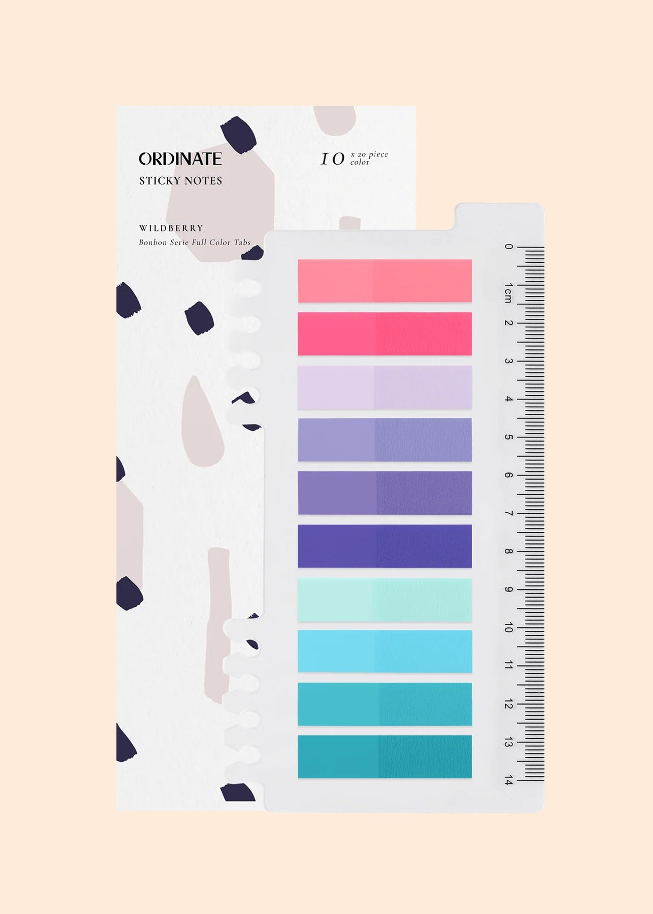 Sticky booktabs wildberry