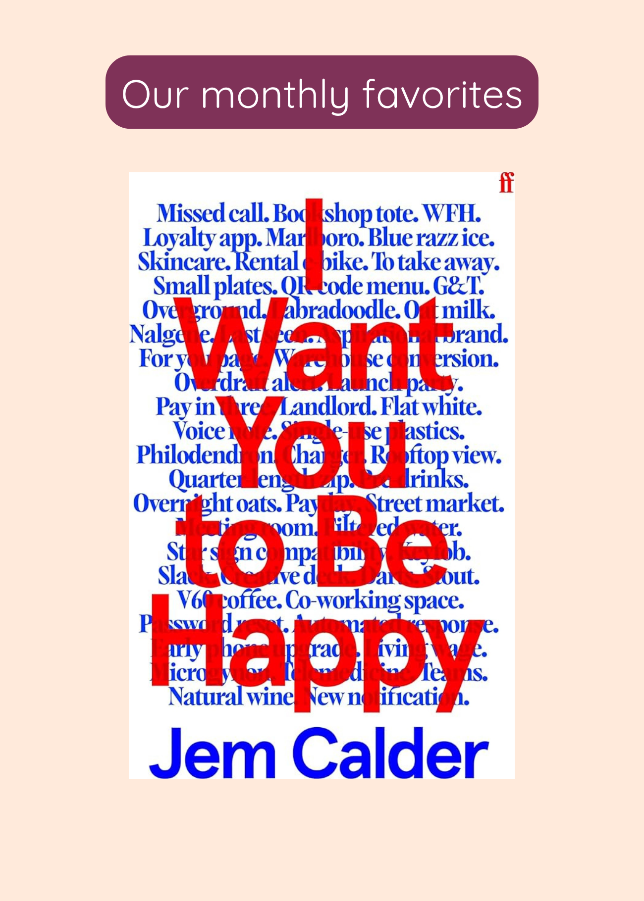 I Want You to Be Happy