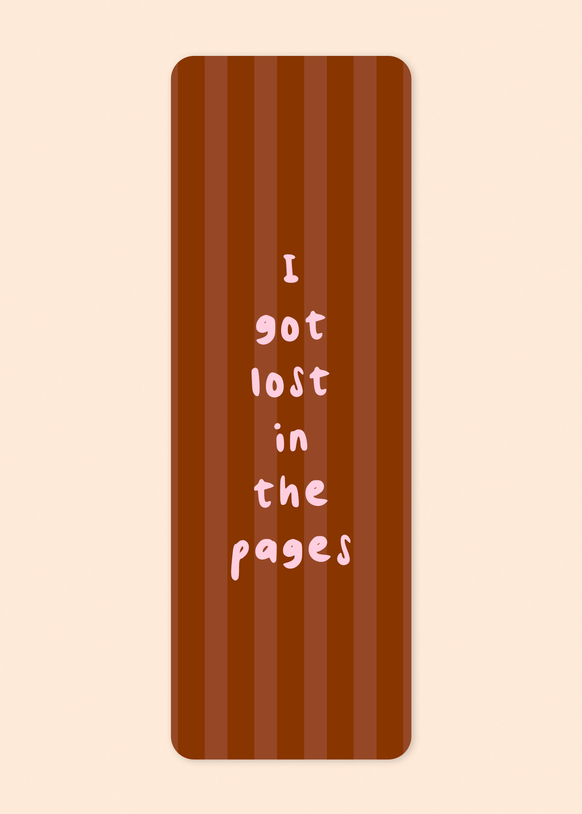 Boekenlegger 'lost in the pages'