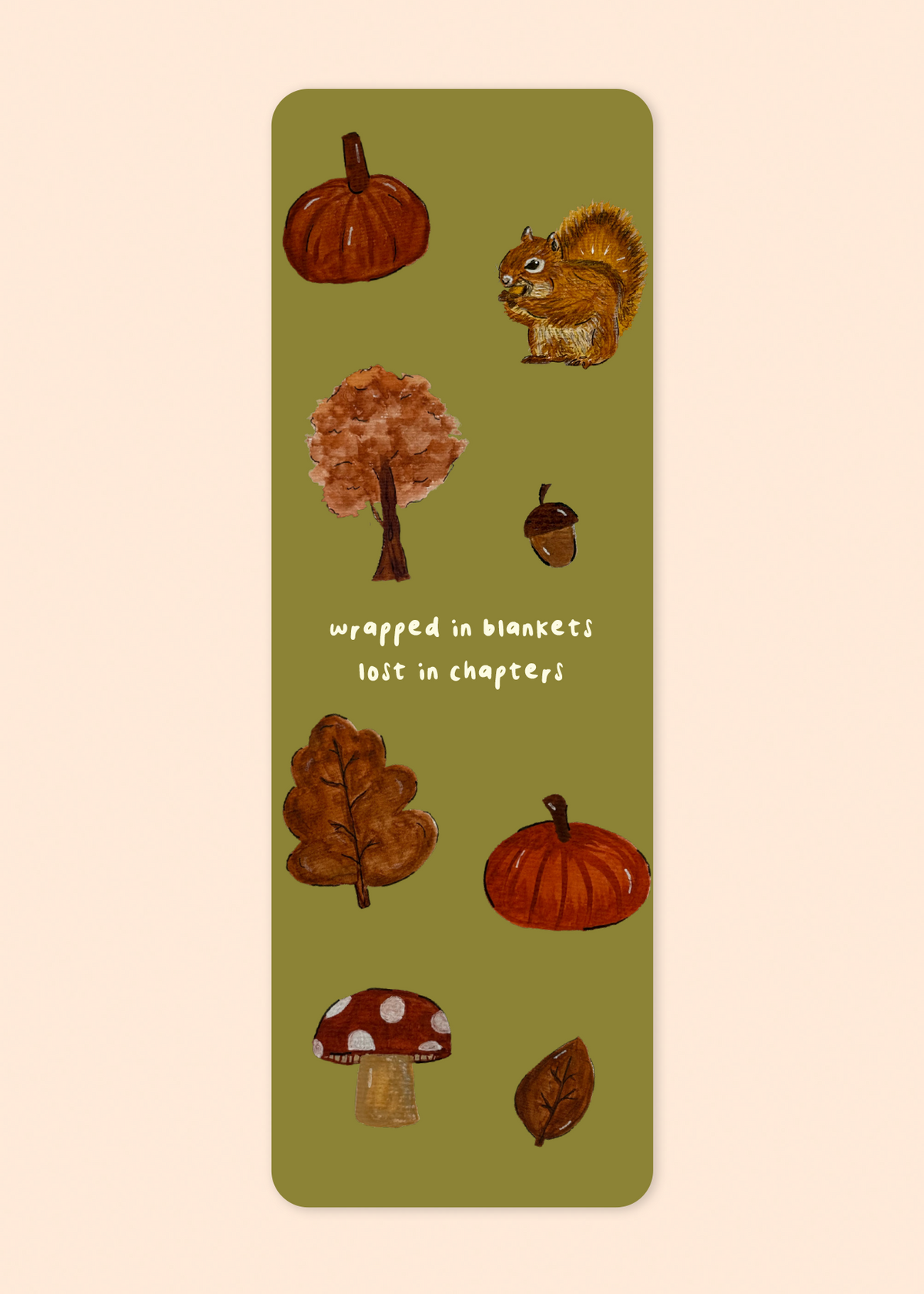 Boekenlegger 'wrapped in blankets'