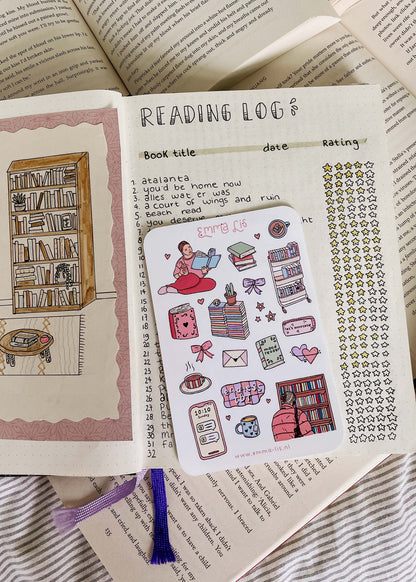 Stickers 'booklover'