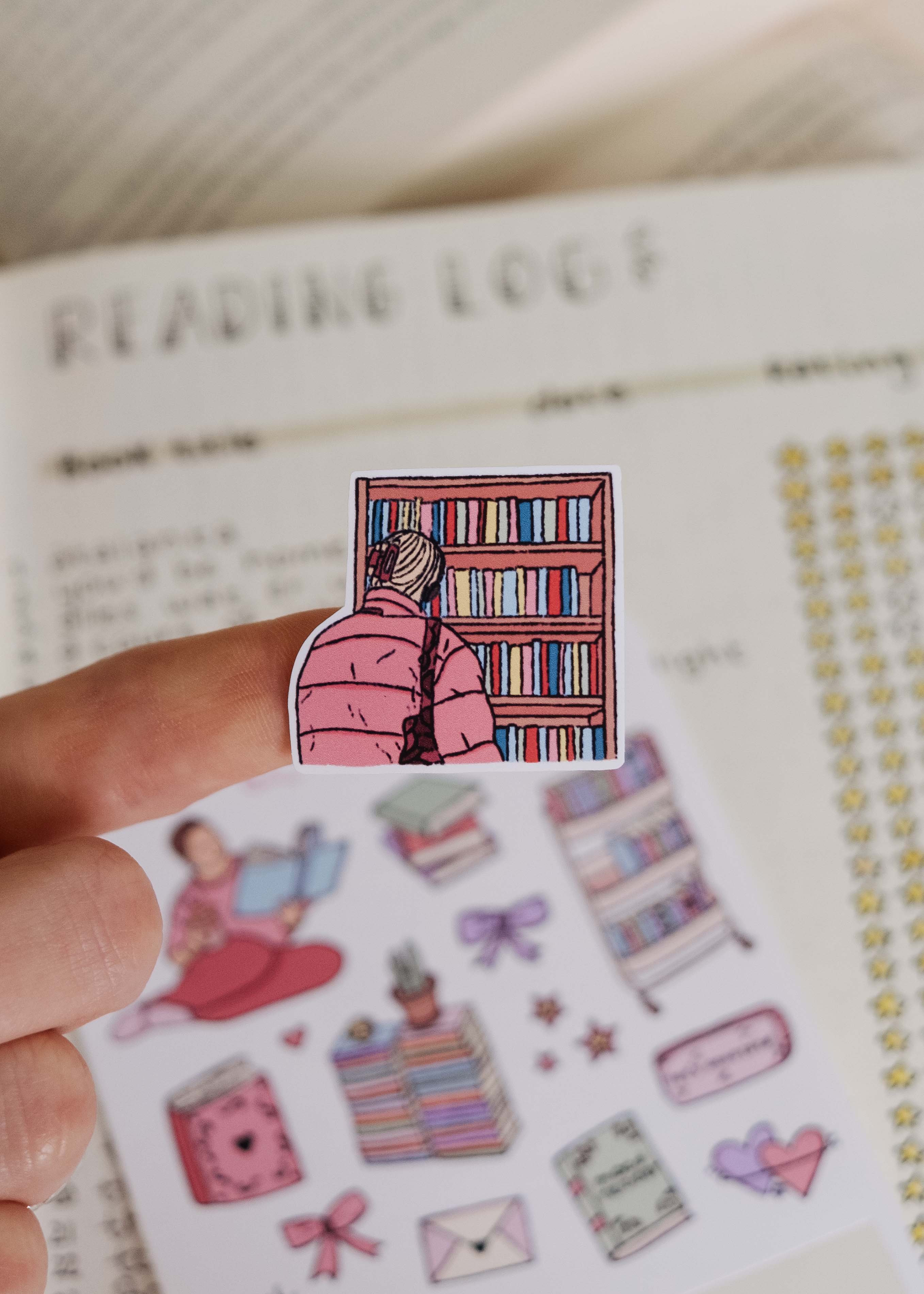 Stickers 'booklover'