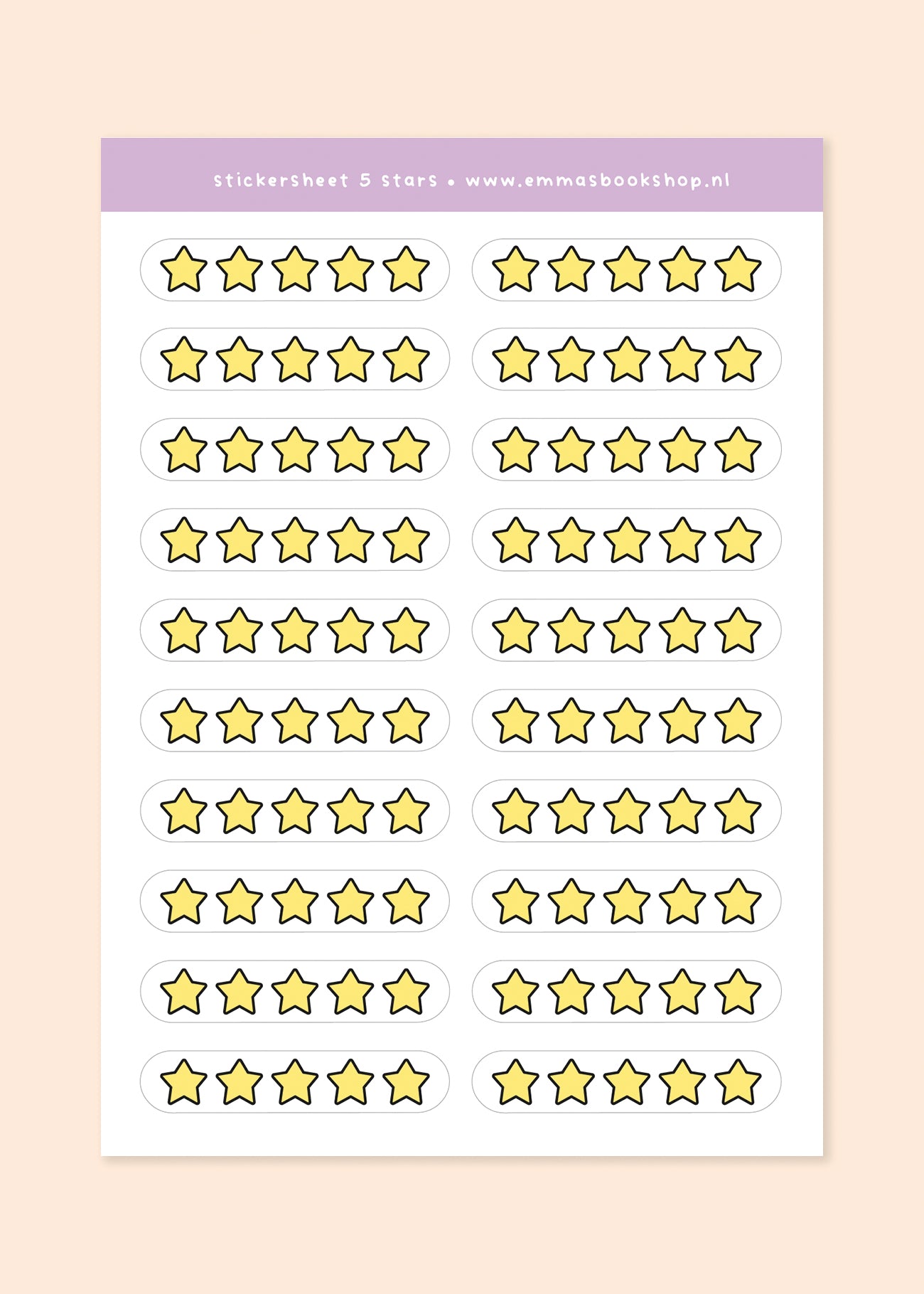 Stickers '5 stars'