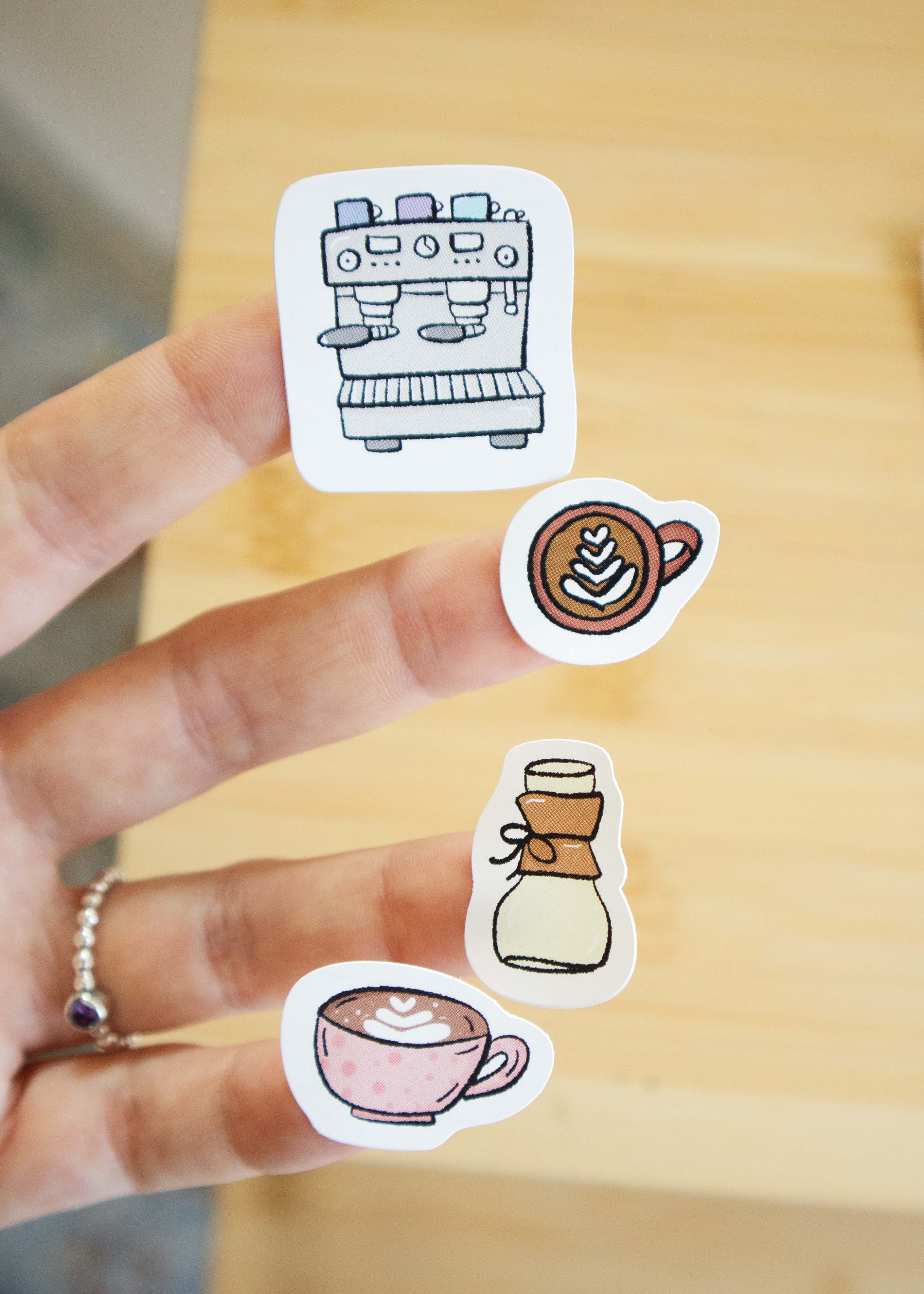 Stickers 'coffee addict'