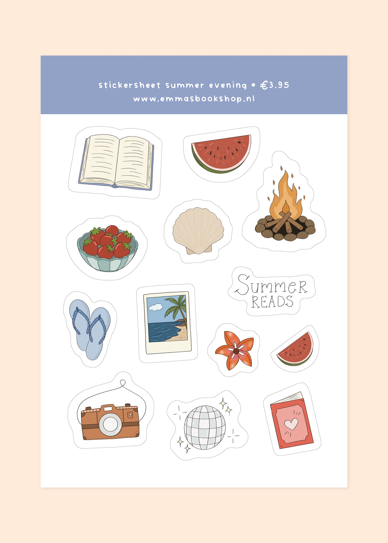Stickers 'summer evening'