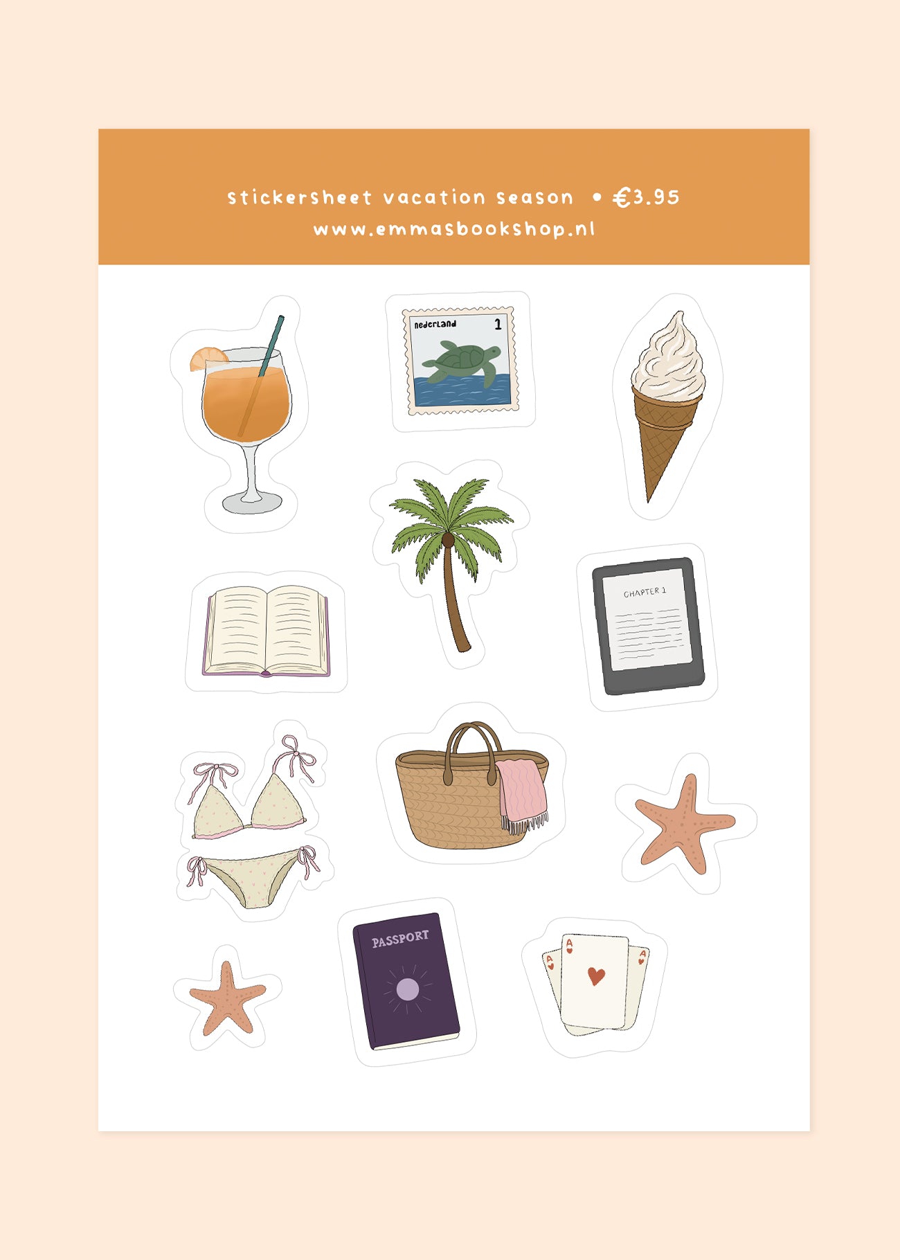 Stickers 'vacation season'