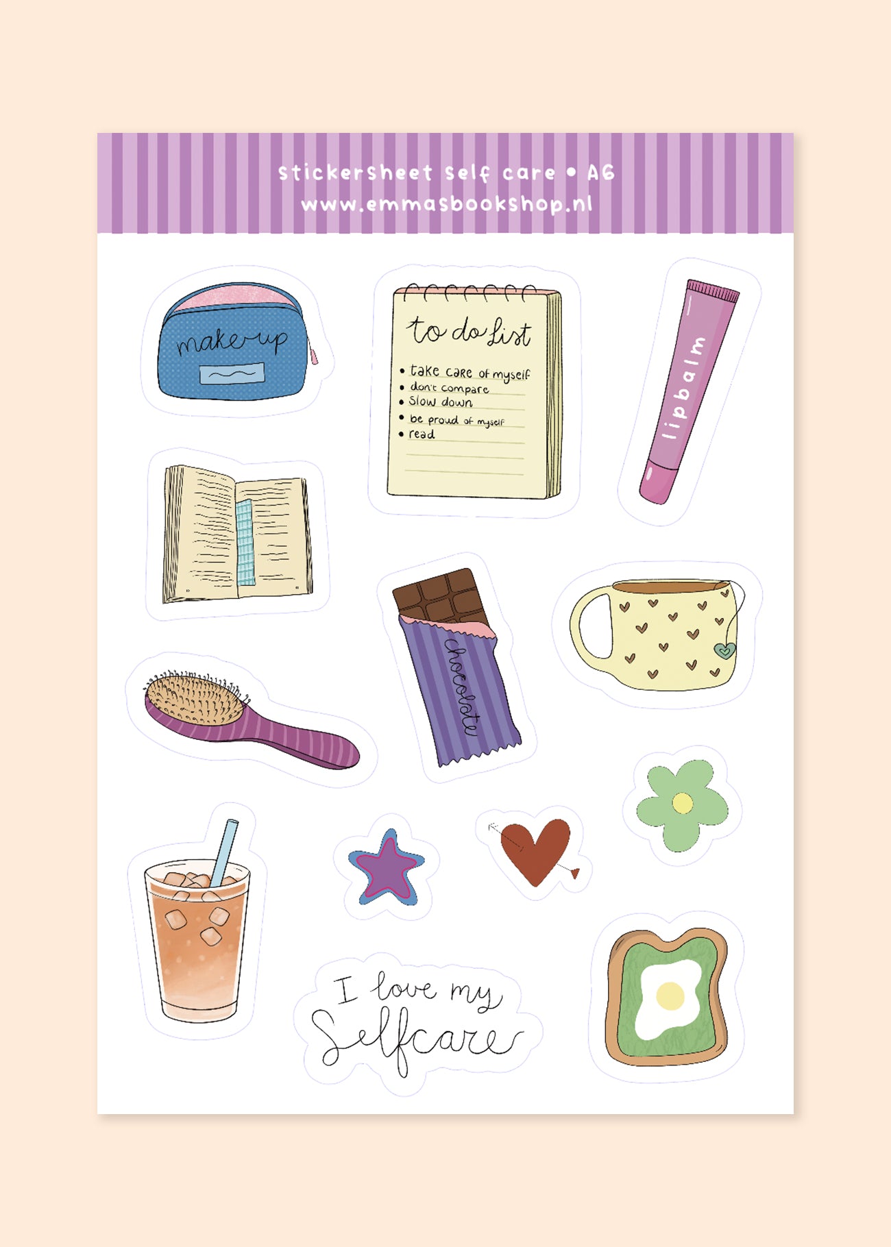 Stickers 'selfcare'