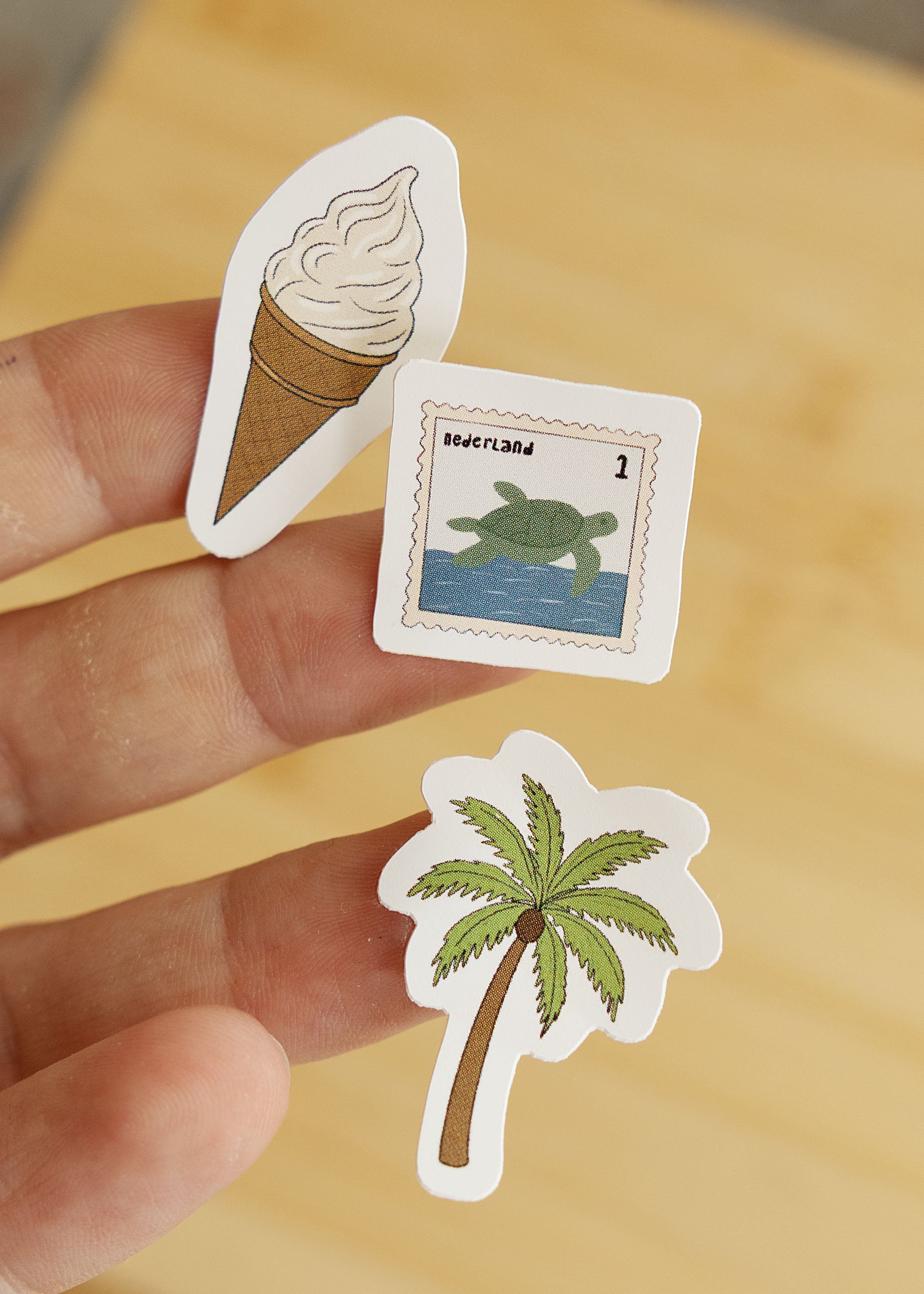 Stickers 'vacation season'