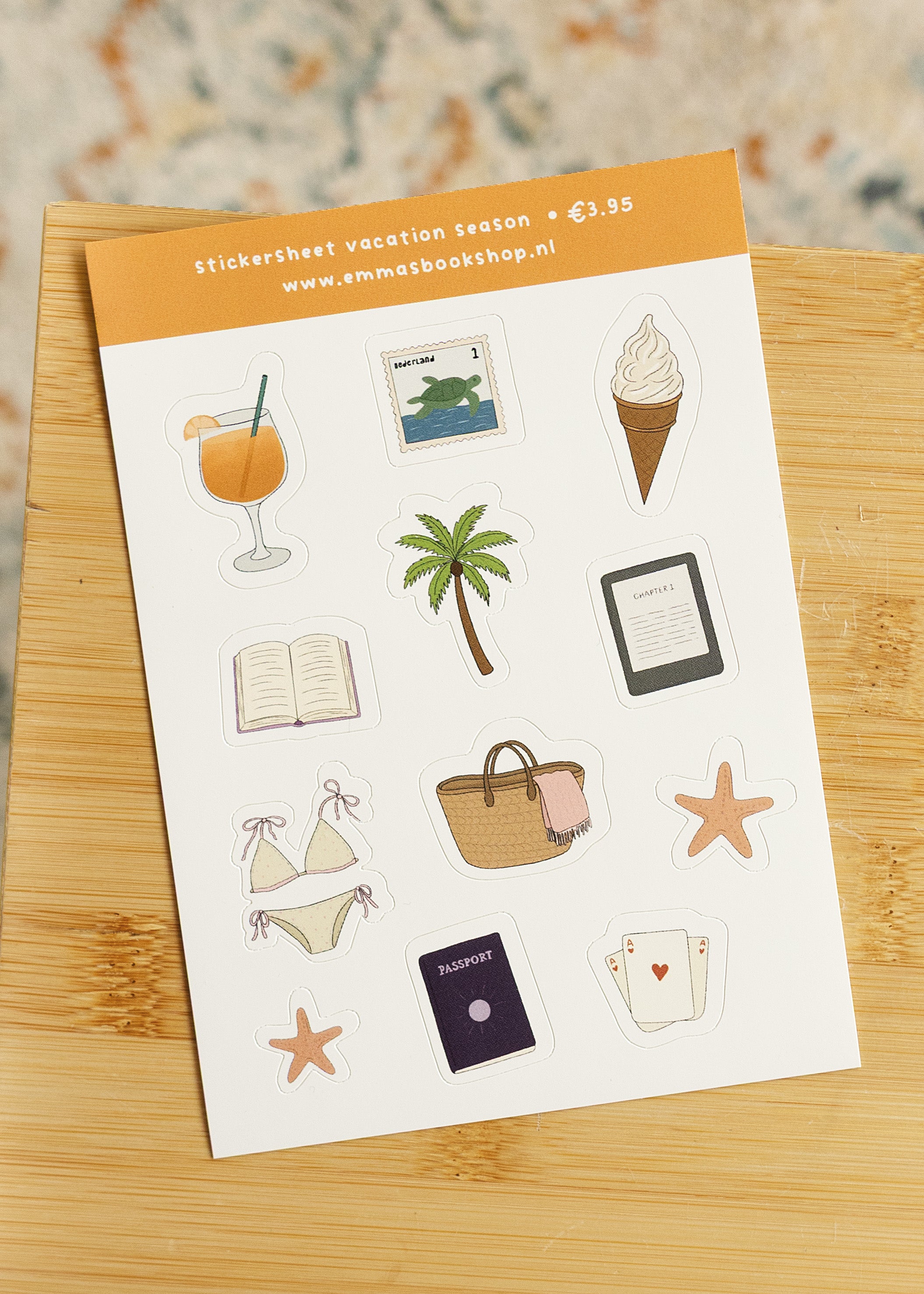 Stickers 'vacation season'