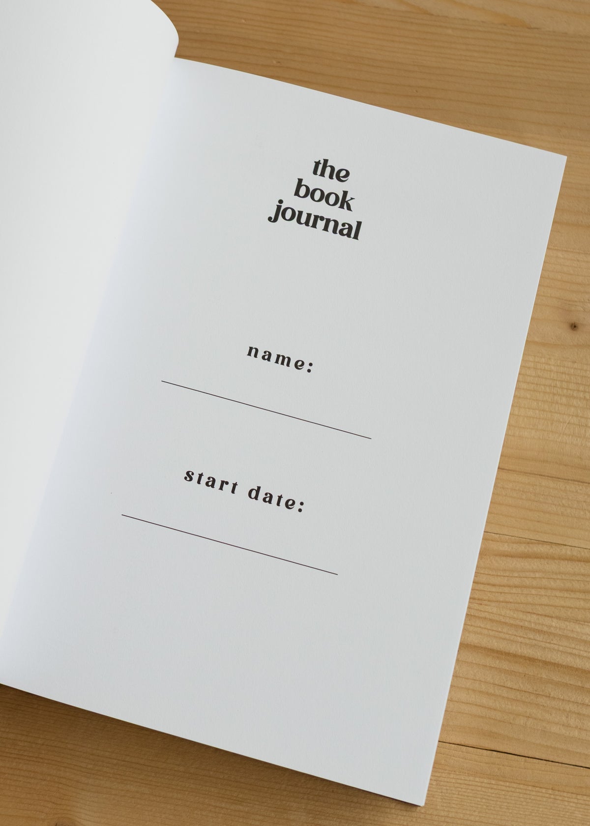 'The Book Journal' invulboekje petrol blue