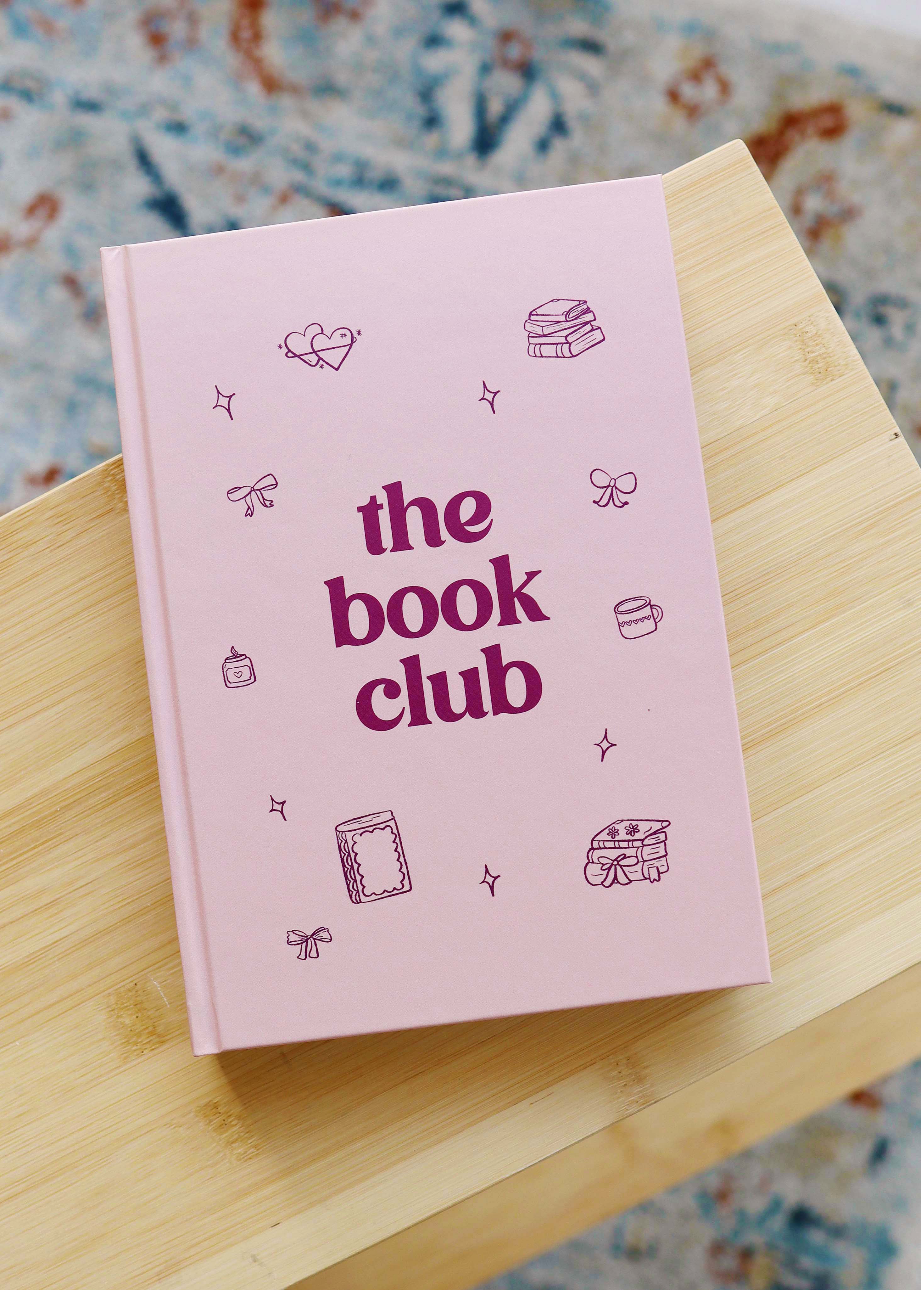 'The Bookclub' invulboekje pink