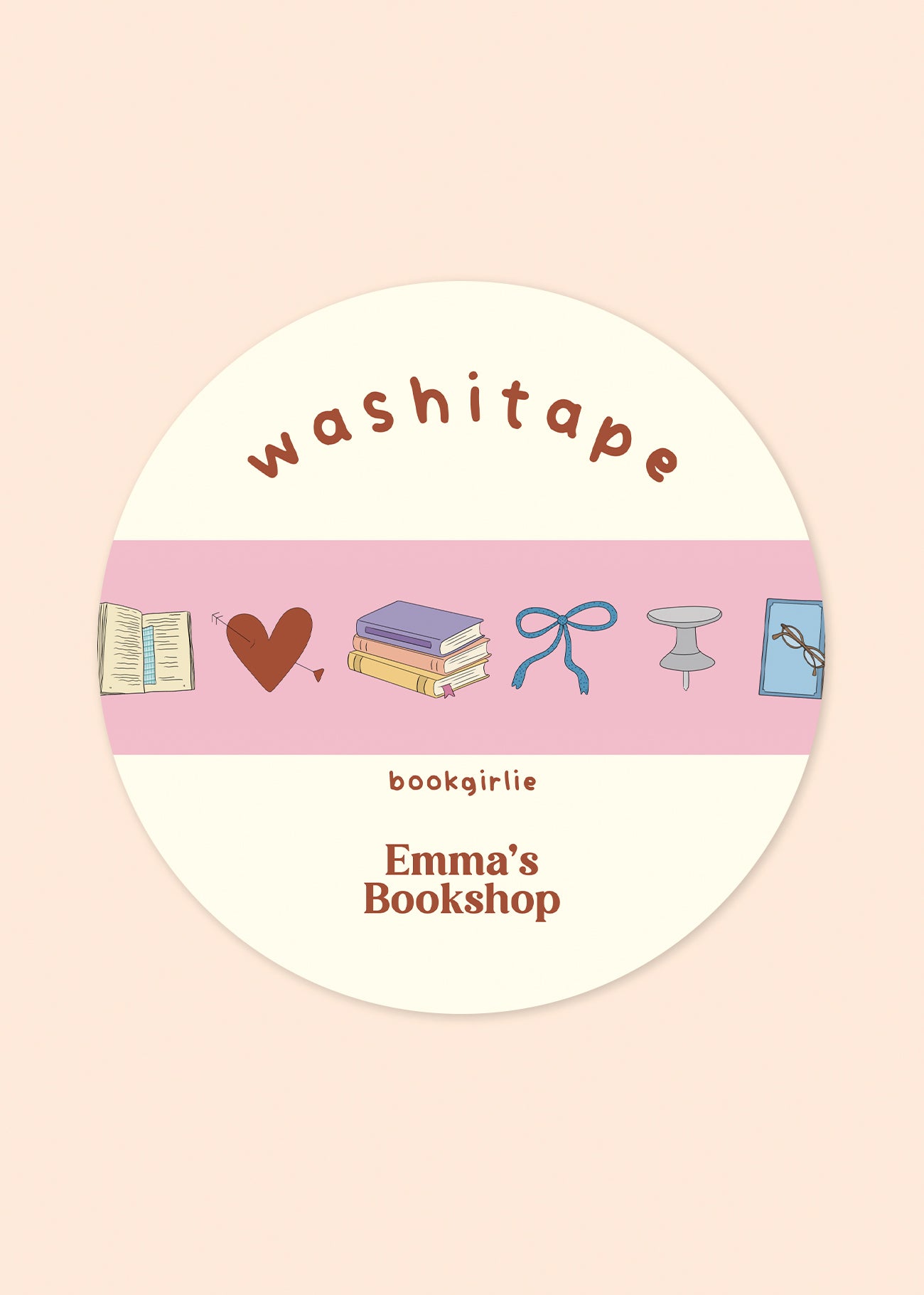 Washitape 'bookgirlie'