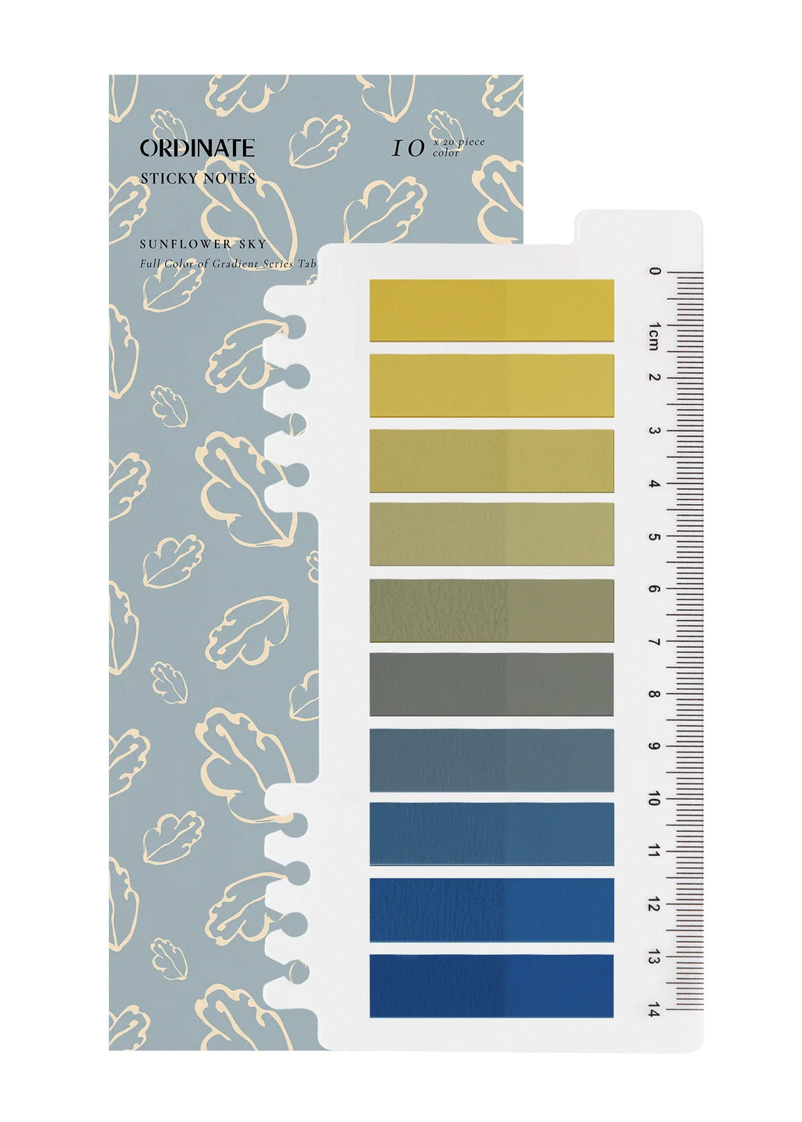 Sticky booktabs sunflower sky
